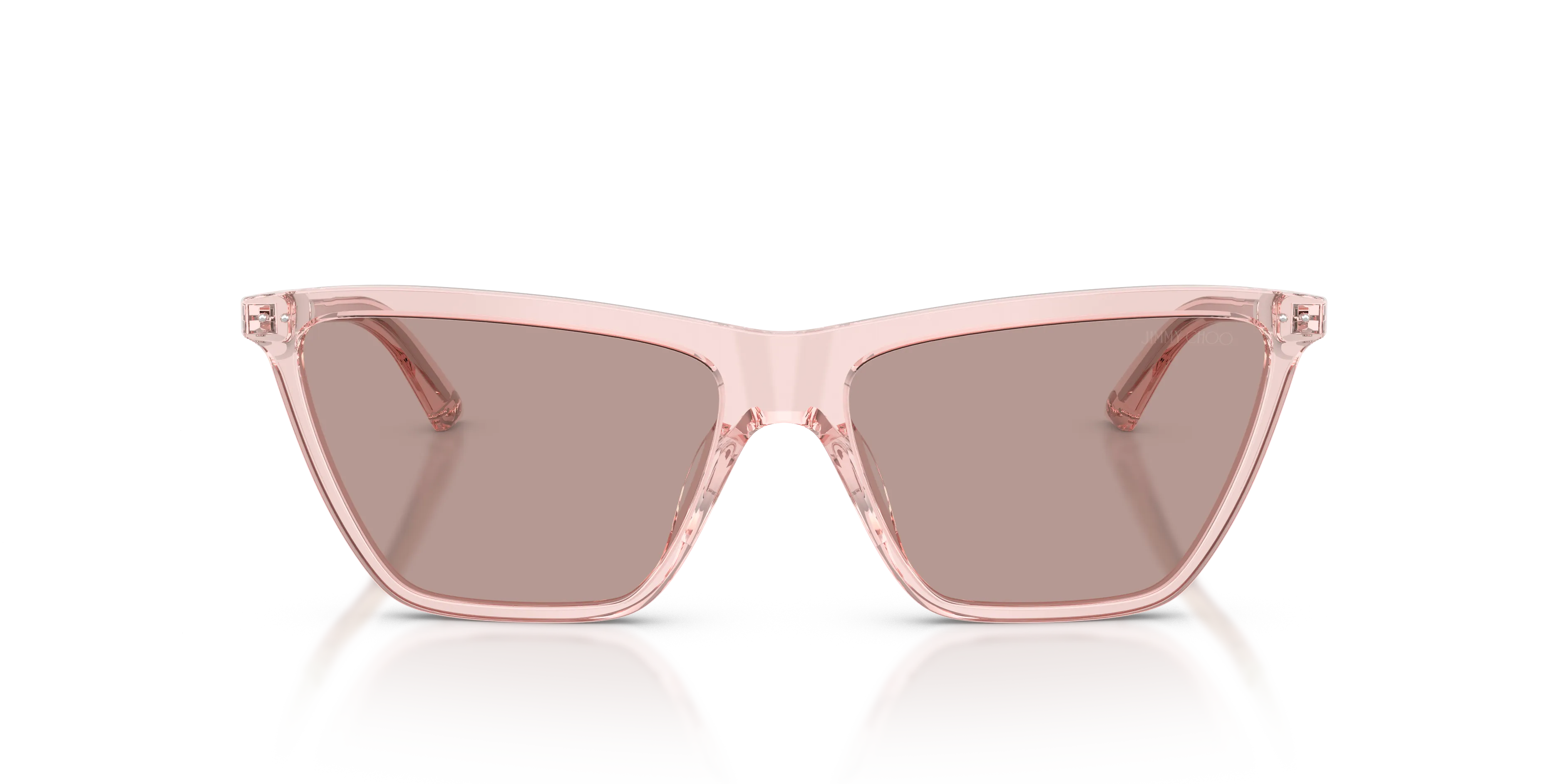 Jimmy Choo JC5059U 50347N Occhiali da sole Acetato Rosa Marrone Cat Eye Normale - immagine 3