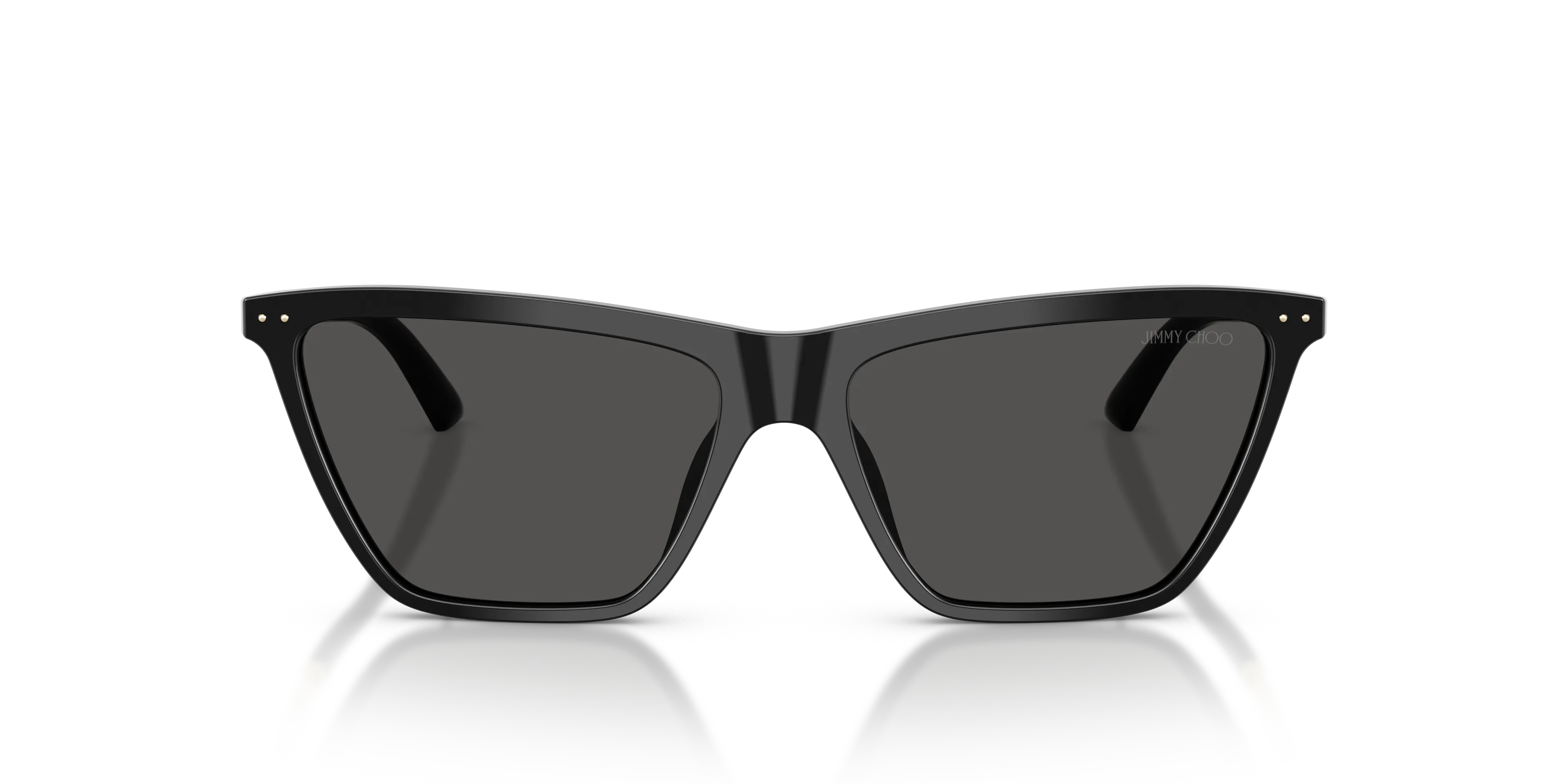 Jimmy Choo JC5059U 500087 Occhiali da sole Acetato Nero Grigio Cat Eye Normale - immagine 3