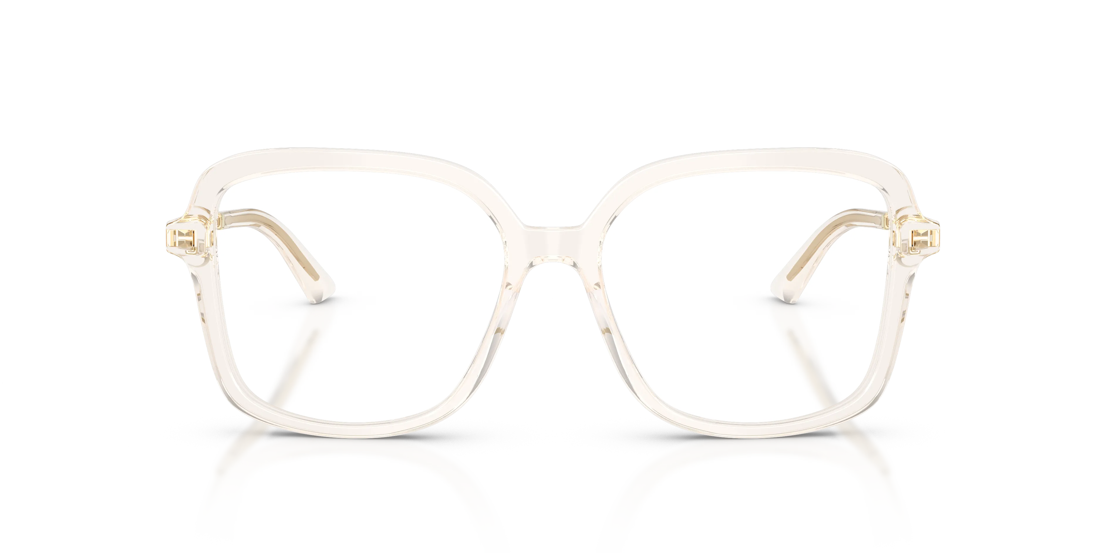 Jimmy Choo JC3061U 5107 Montature da vista Acetato Marrone Trasparente Squadrata Normale - immagine 3