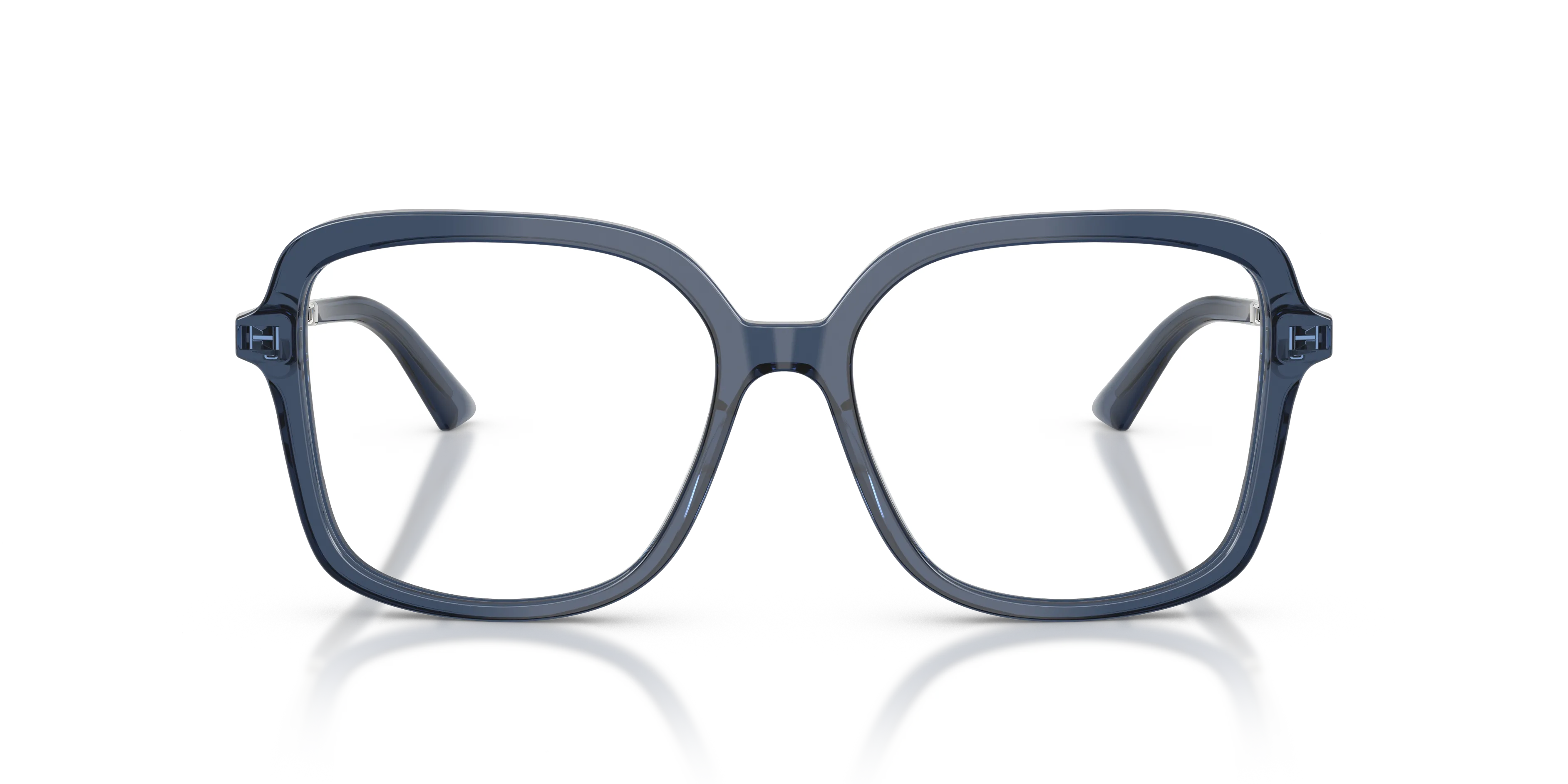 Jimmy Choo JC3061U 5035 Montature da vista Acetato Blu Trasparente Squadrata Normale - immagine 3