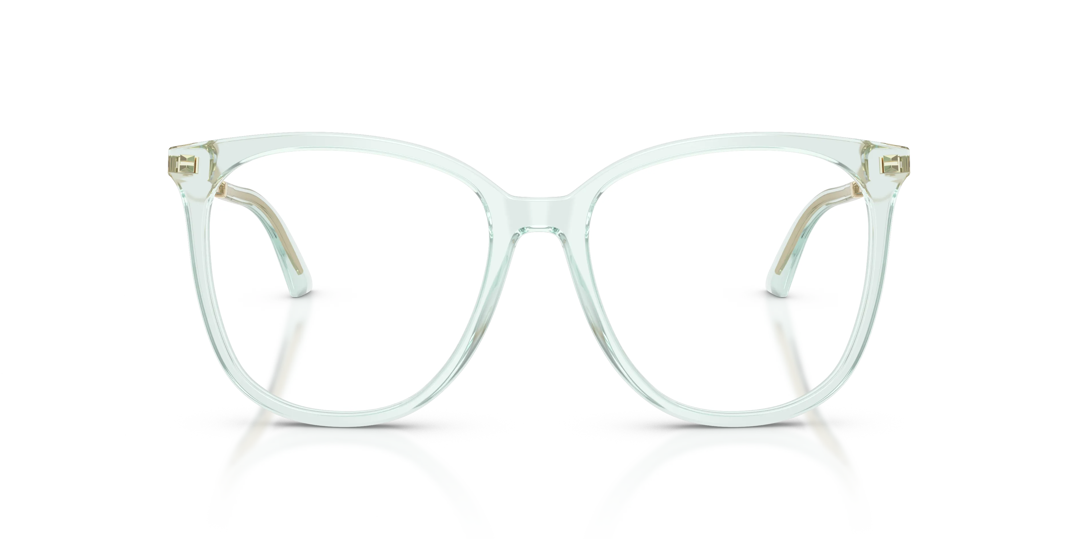 Jimmy Choo JC3060 5108 Montature da vista Acetato Verde Trasparente Pantos Normale - immagine 3