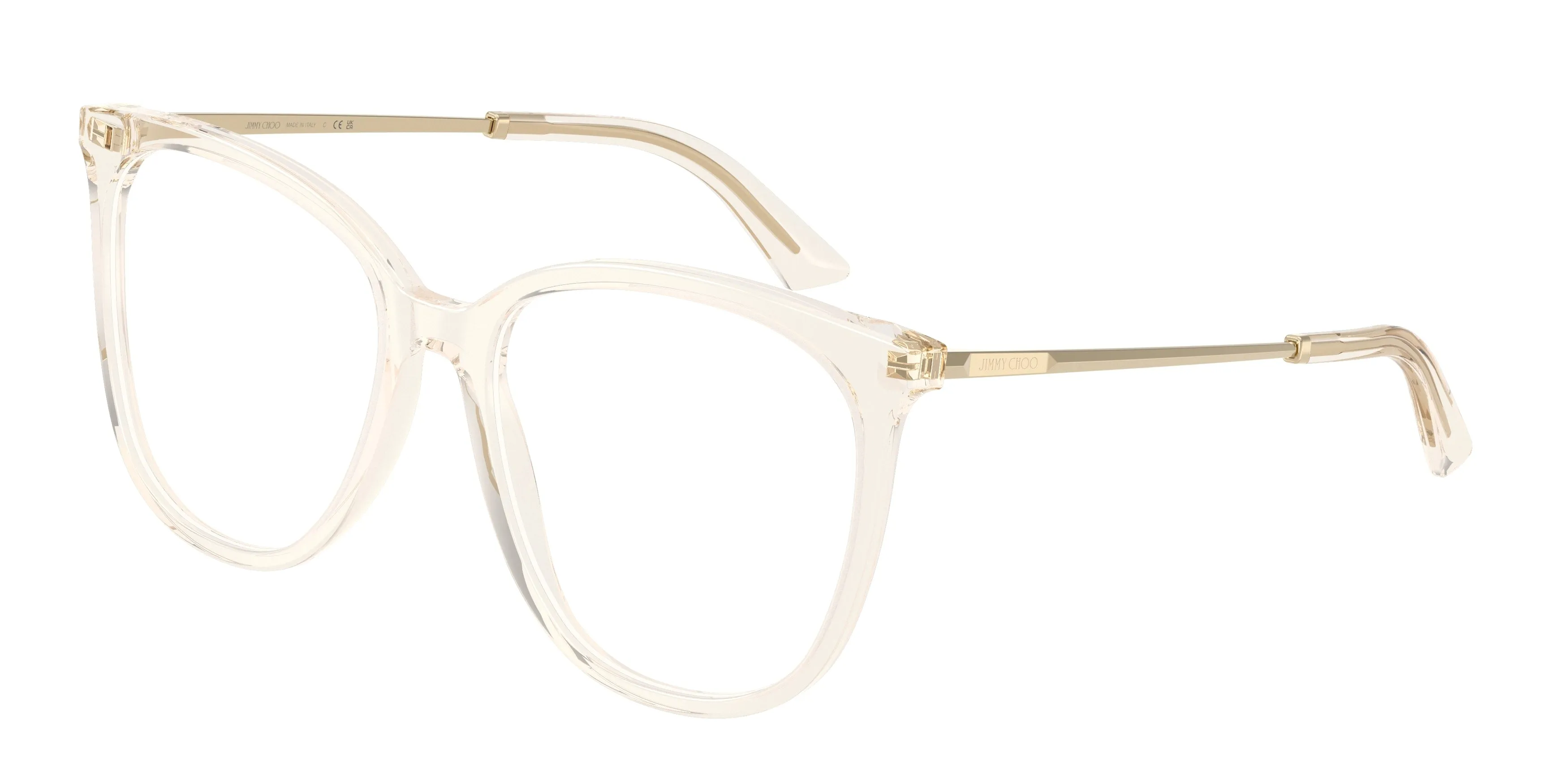 Jimmy Choo JC3060 5107 Montature da vista Acetato Marrone Trasparente Pantos Normale - immagine 1