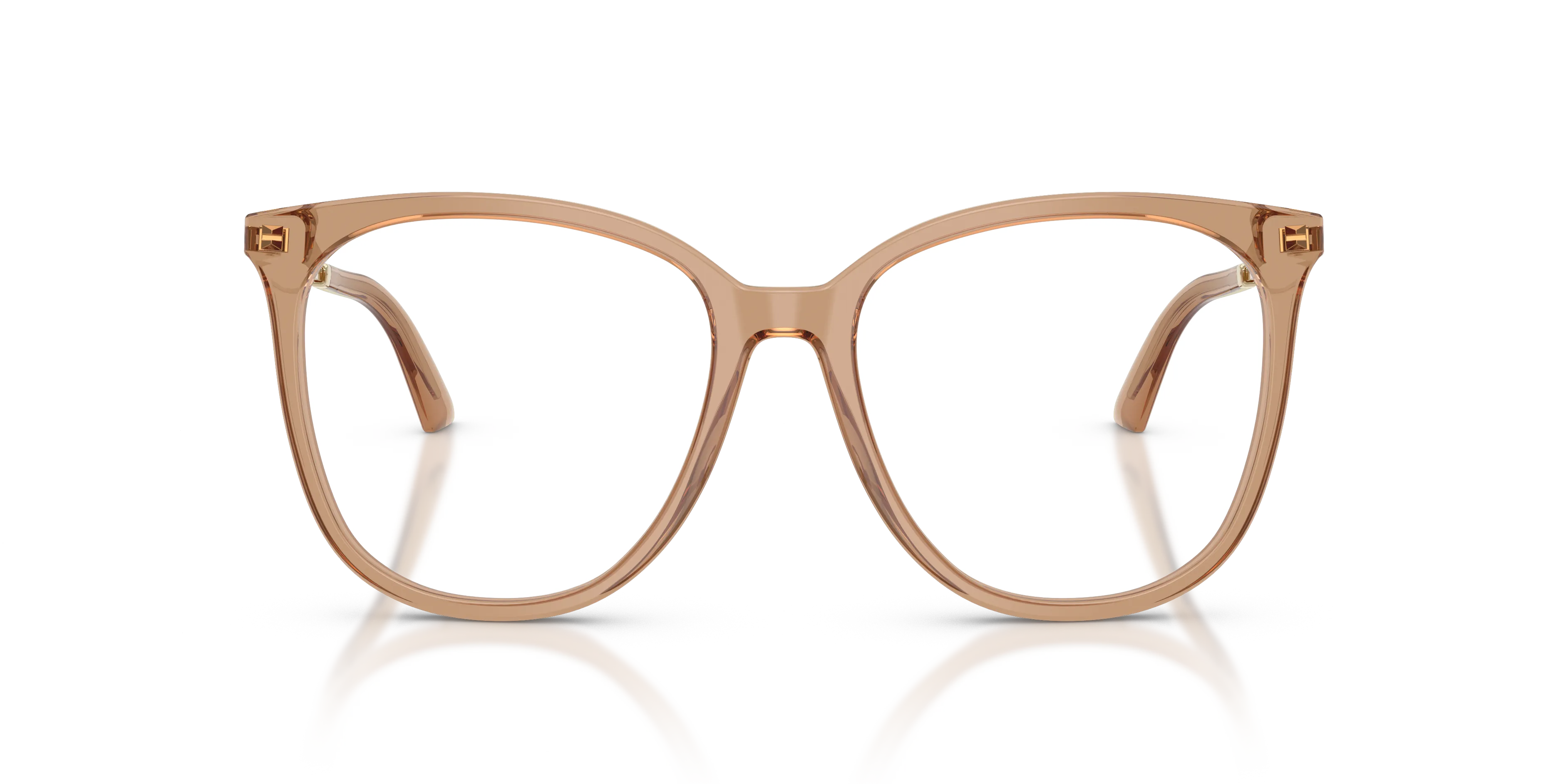 Jimmy Choo JC3060 5076 Montature da vista Acetato Marrone Trasparente Pantos Normale - immagine 3