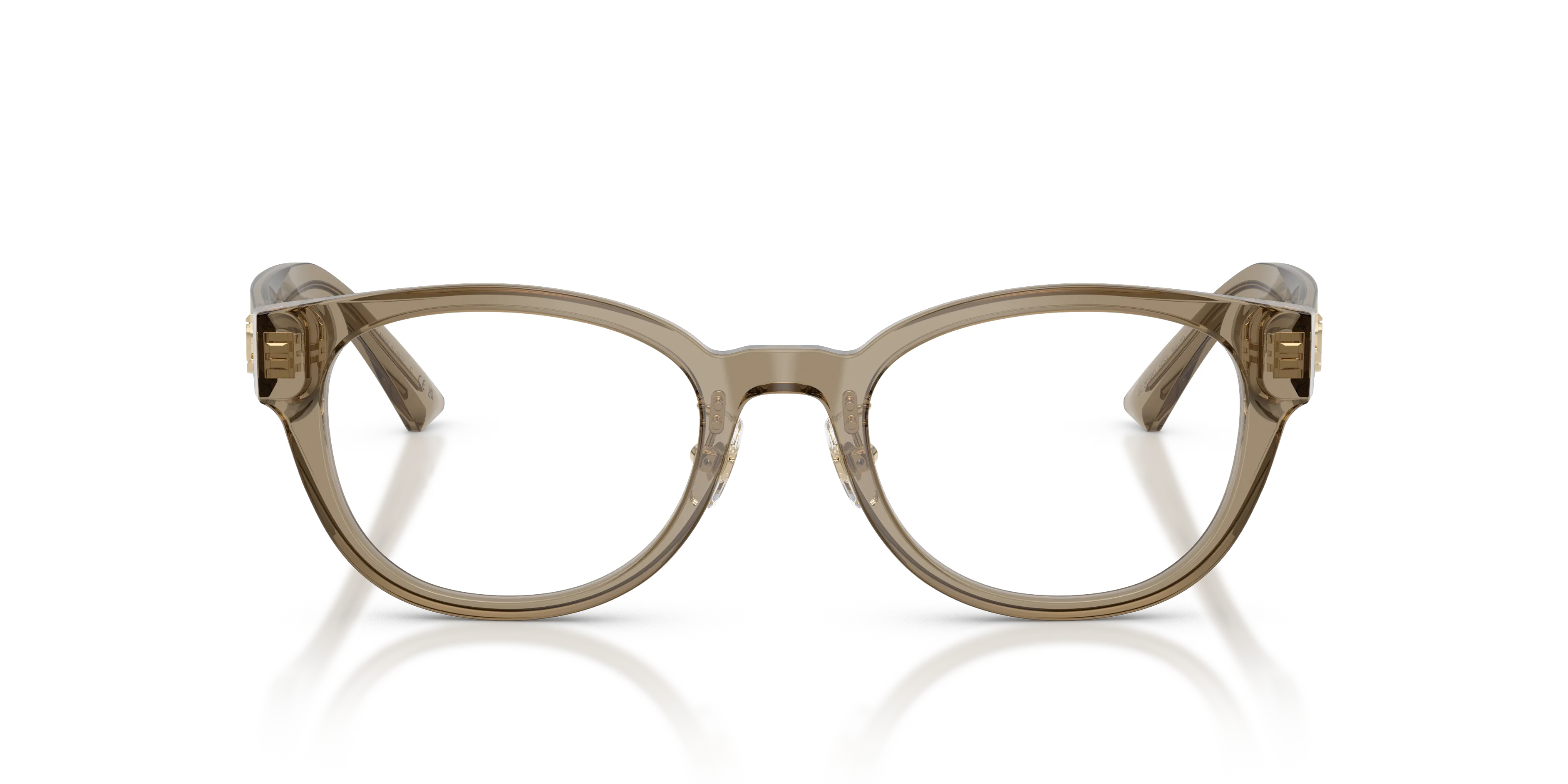Jimmy Choo JC3058D 5051 Montature da vista Acetato Marrone Trasparente Pantos Normale - immagine 3