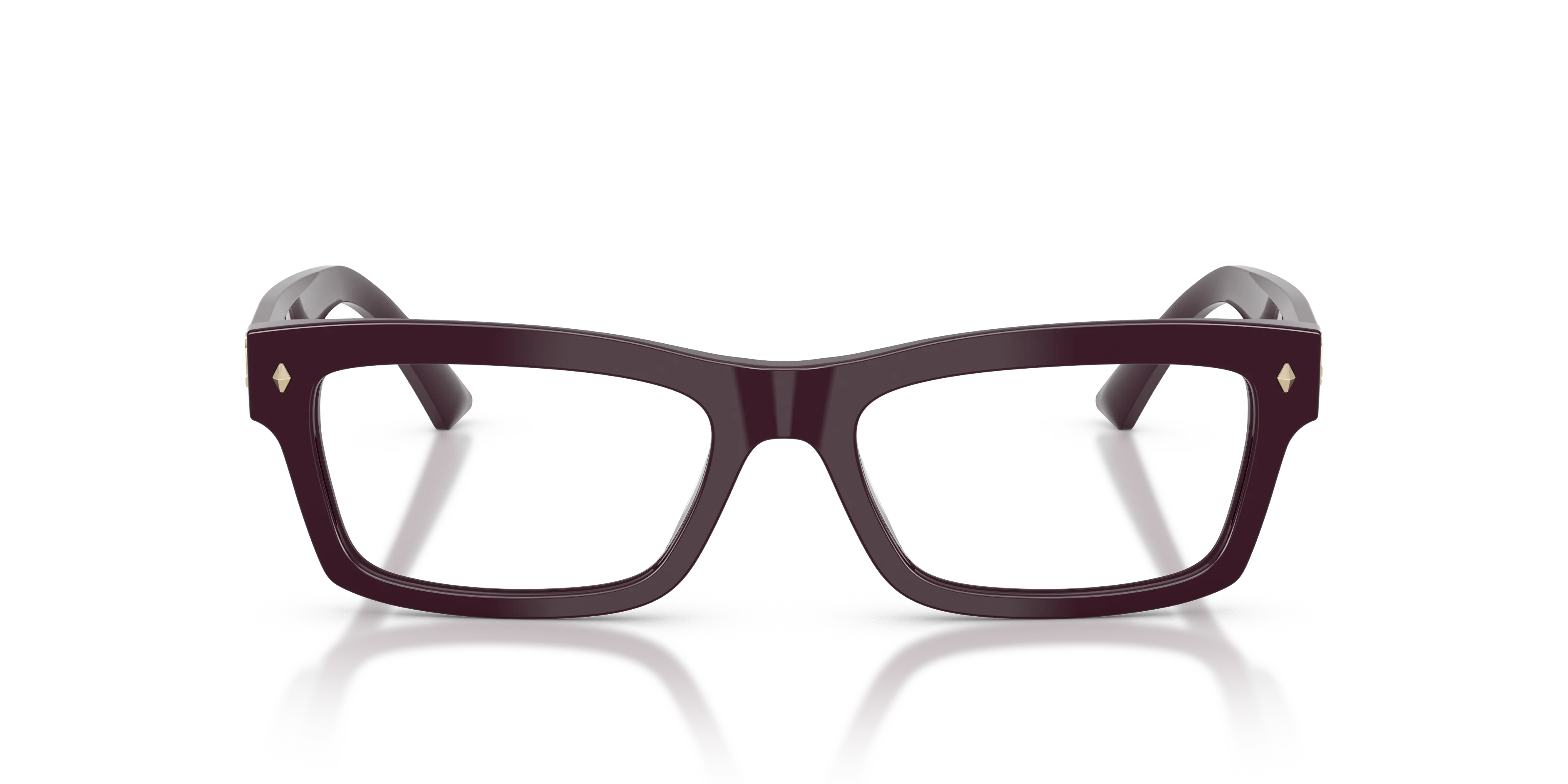Jimmy Choo JC3057U 5075 Montature da vista Acetato Viola Trasparente Squadrata Normale - immagine 3