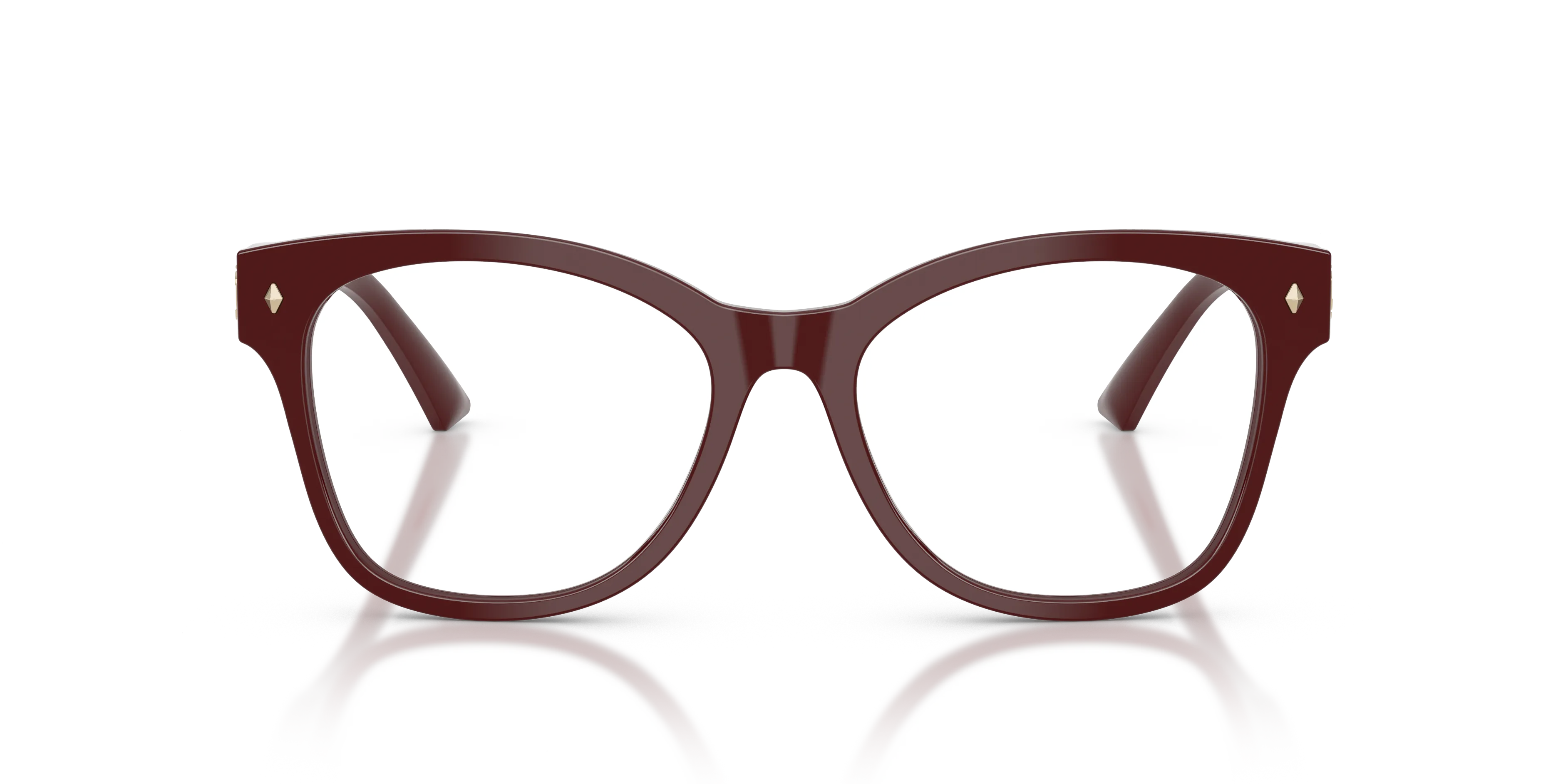 Jimmy Choo JC3056 5057 Montature da vista Acetato Rosso Trasparente Squadrata Normale - immagine 3