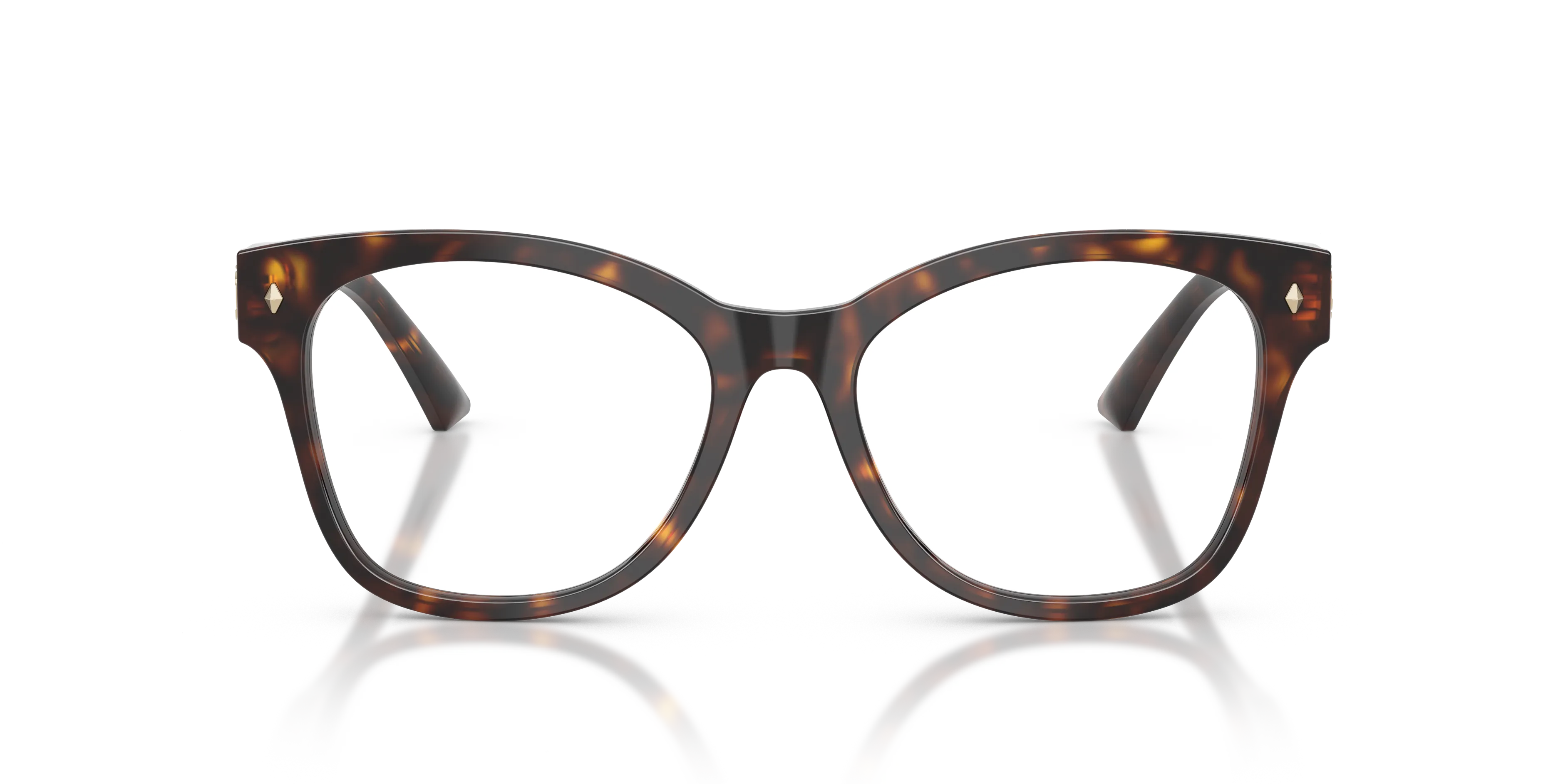 Jimmy Choo JC3056 5002 Montature da vista Acetato Tartaruga Trasparente Squadrata Normale - immagine 3