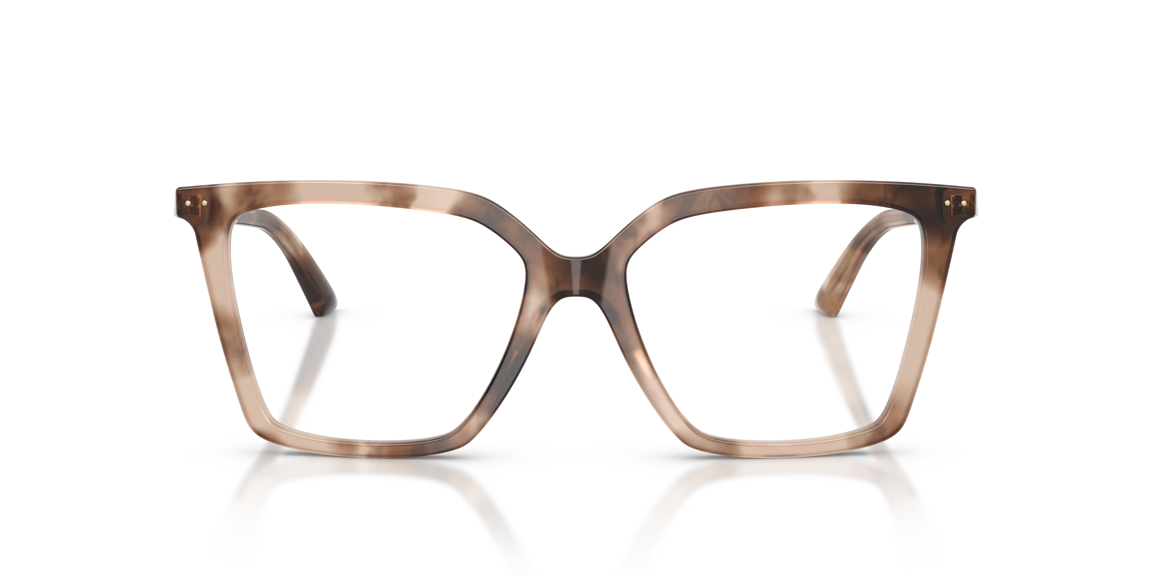 Jimmy Choo JC3054U 5097 Montature da vista Acetato Tartaruga Trasparente Cat Eye Normale - immagine 3