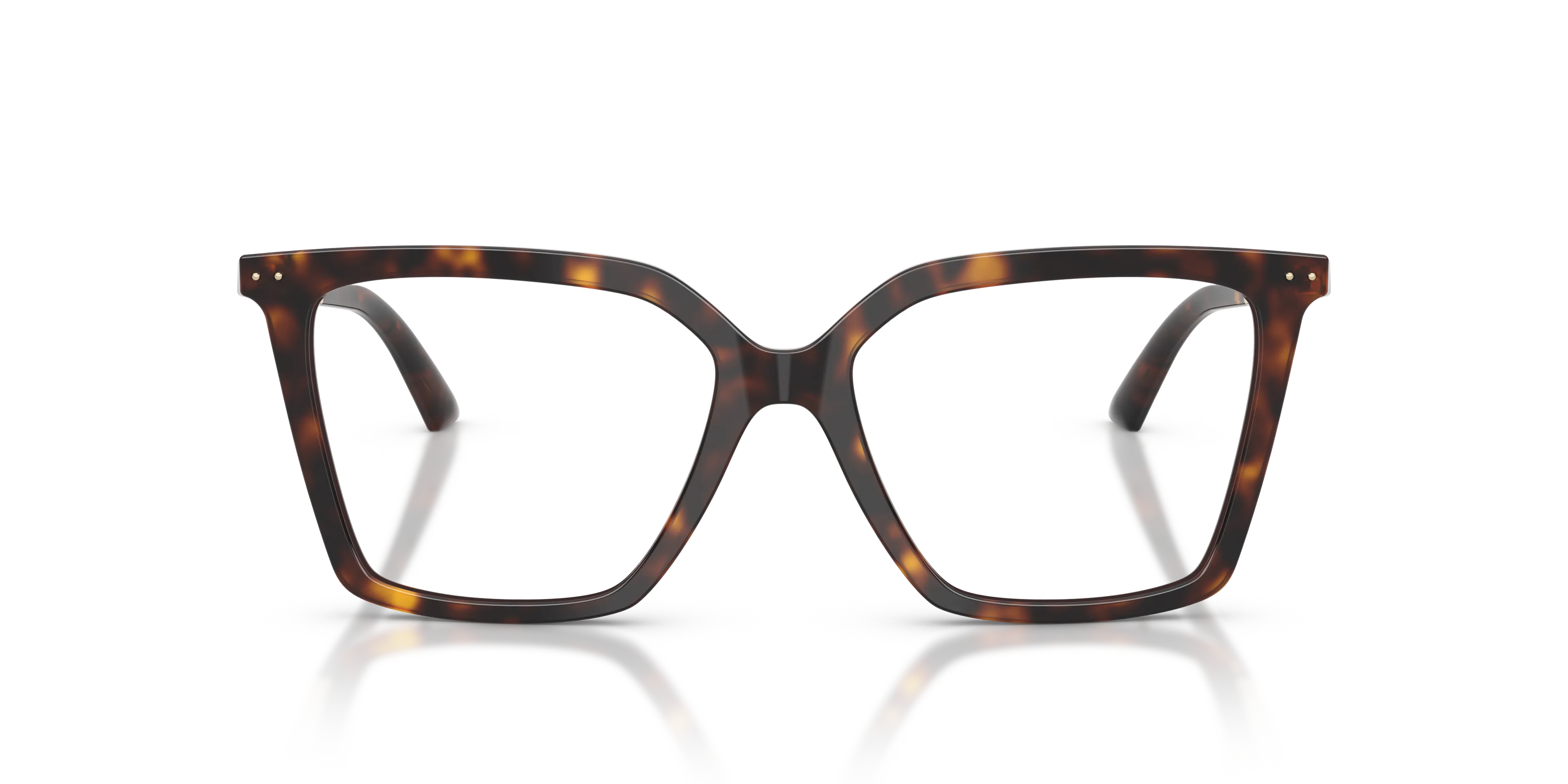 Jimmy Choo JC3054U 5002 Montature da vista Acetato Tartaruga Trasparente Cat Eye Normale - immagine 3