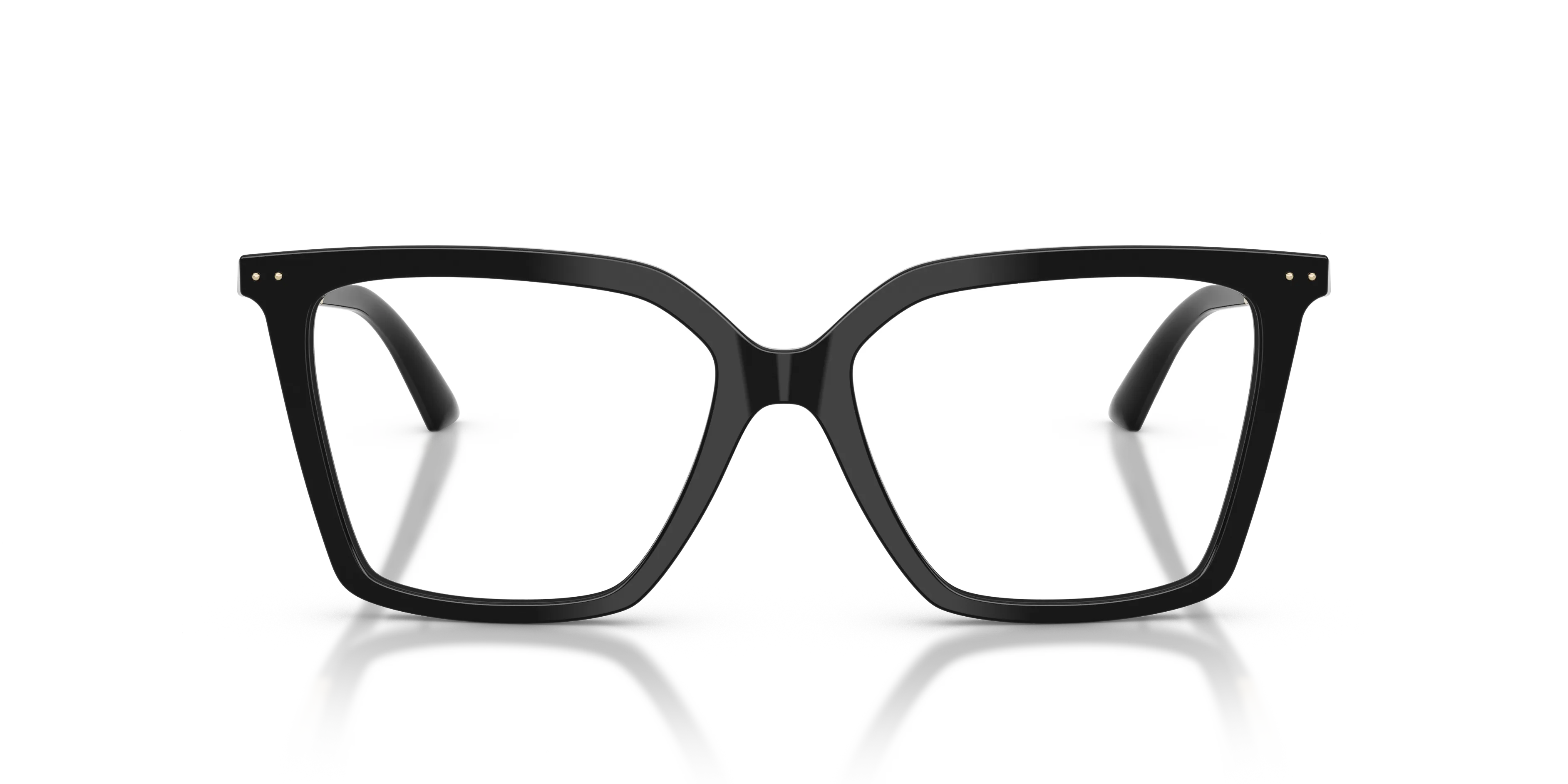 Jimmy Choo JC3054U 5000 Montature da vista Acetato Nero Trasparente Cat Eye Normale - immagine 3