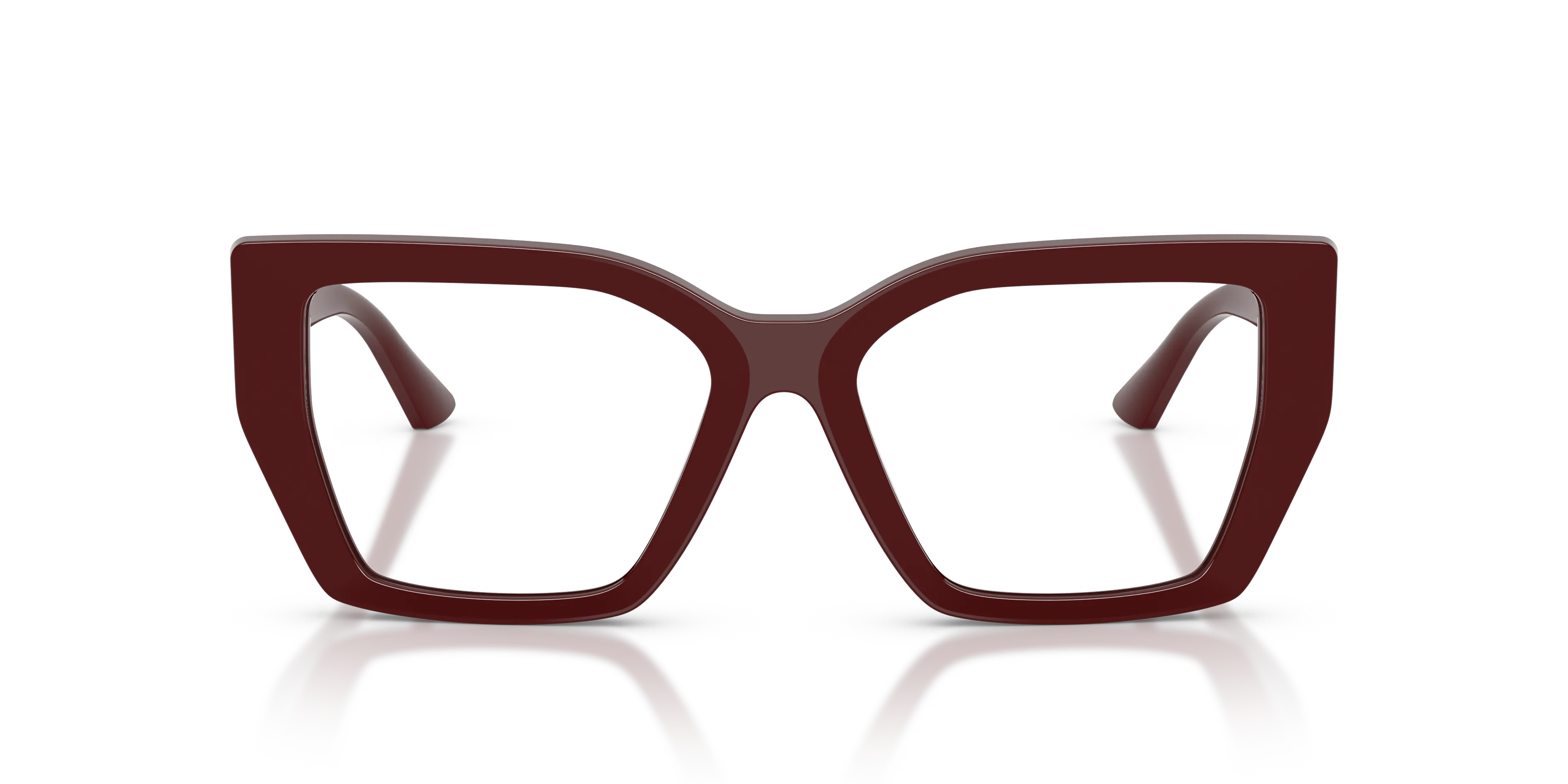 Jimmy Choo JC3053JU 5057 Montature da vista Acetato Rosso Trasparente Geometrica Normale - immagine 3