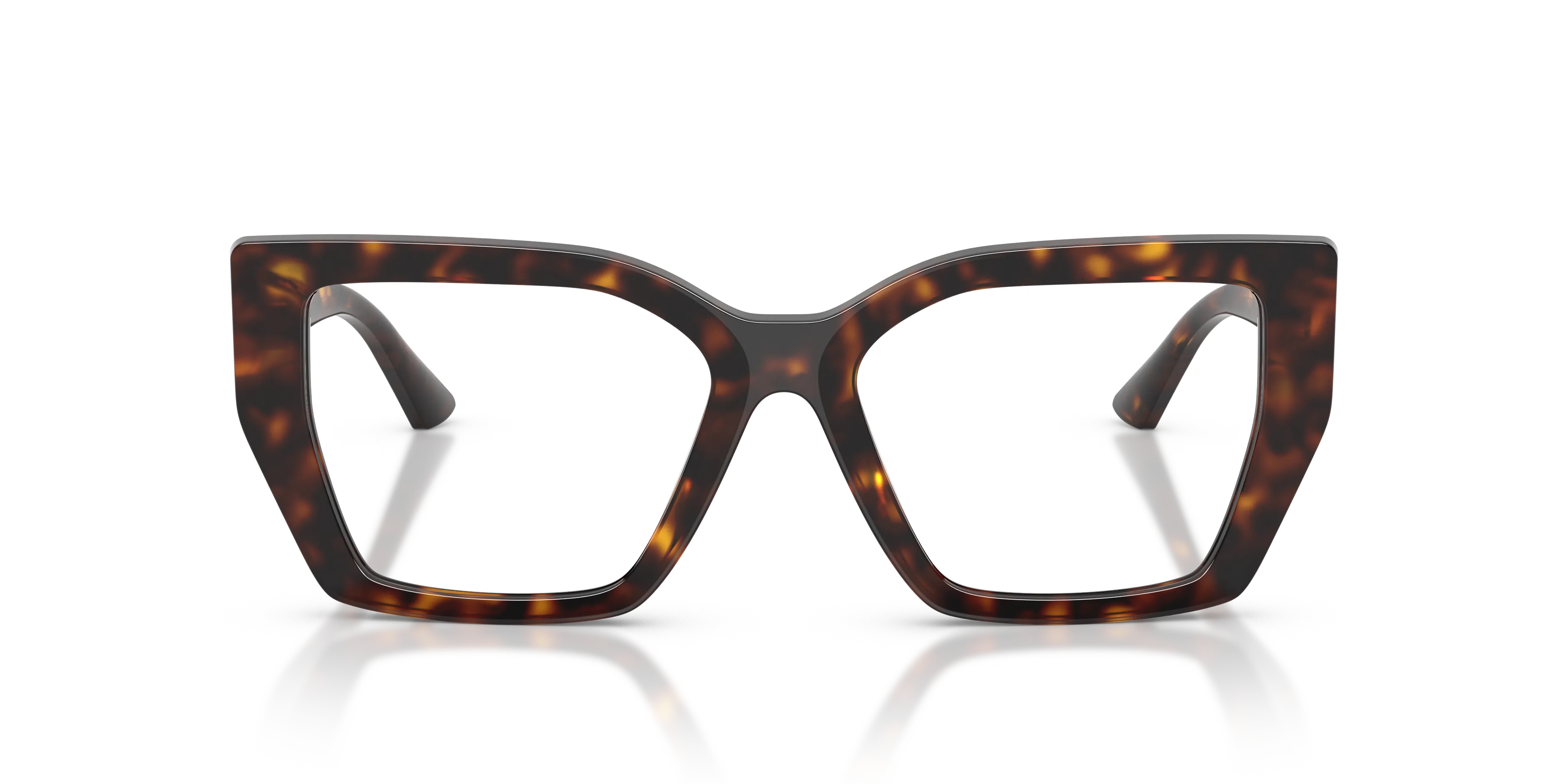 Jimmy Choo JC3053JU 5002 Montature da vista Acetato Tartaruga Trasparente Geometrica Normale - immagine 3