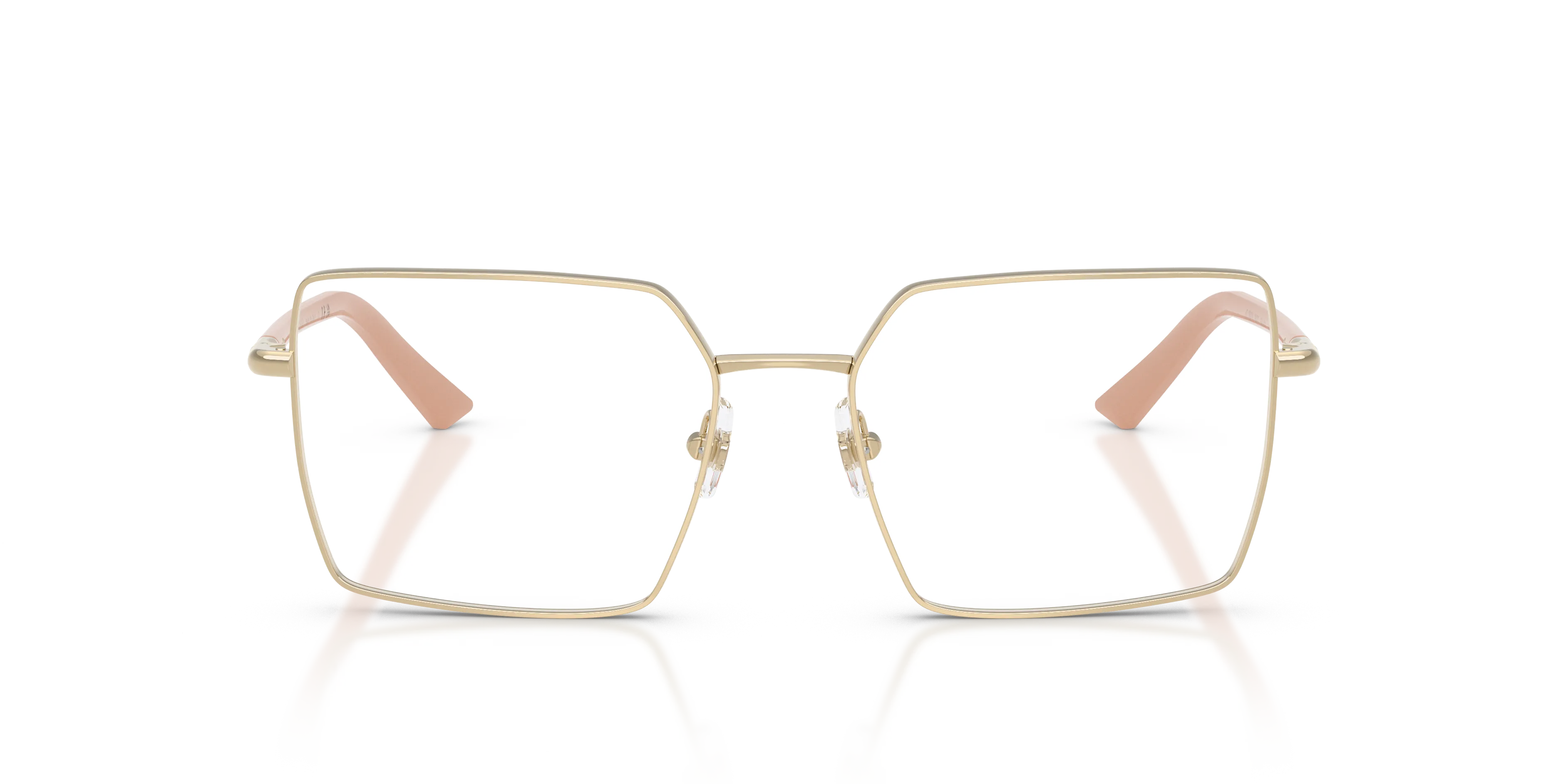 Jimmy Choo JC2022 3027 Montature da vista Metallo Oro Trasparente Squadrata Normale - immagine 3