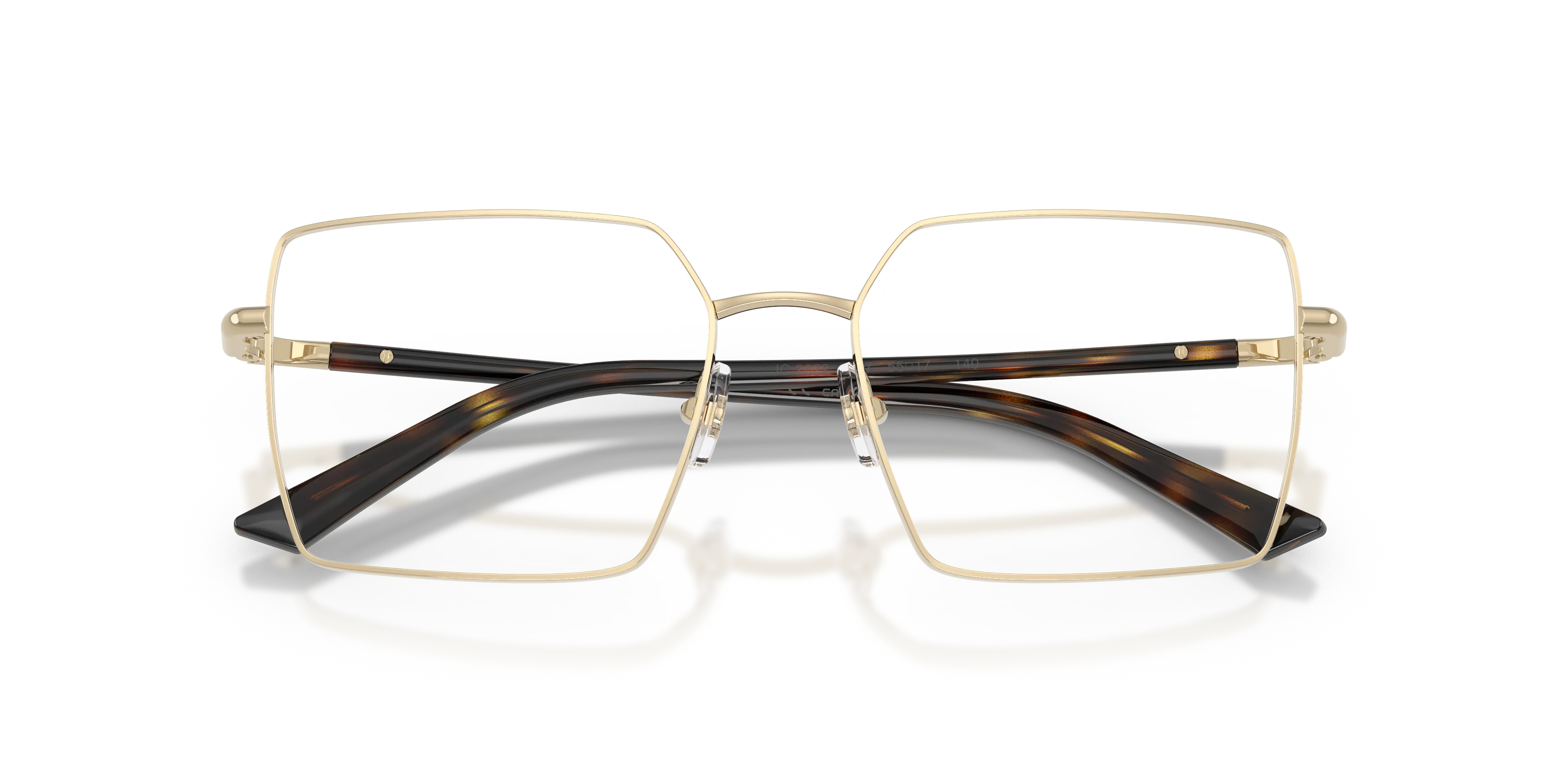 Jimmy Choo JC2022 3017 Montature da vista Metallo Oro Trasparente Squadrata Normale - immagine 2