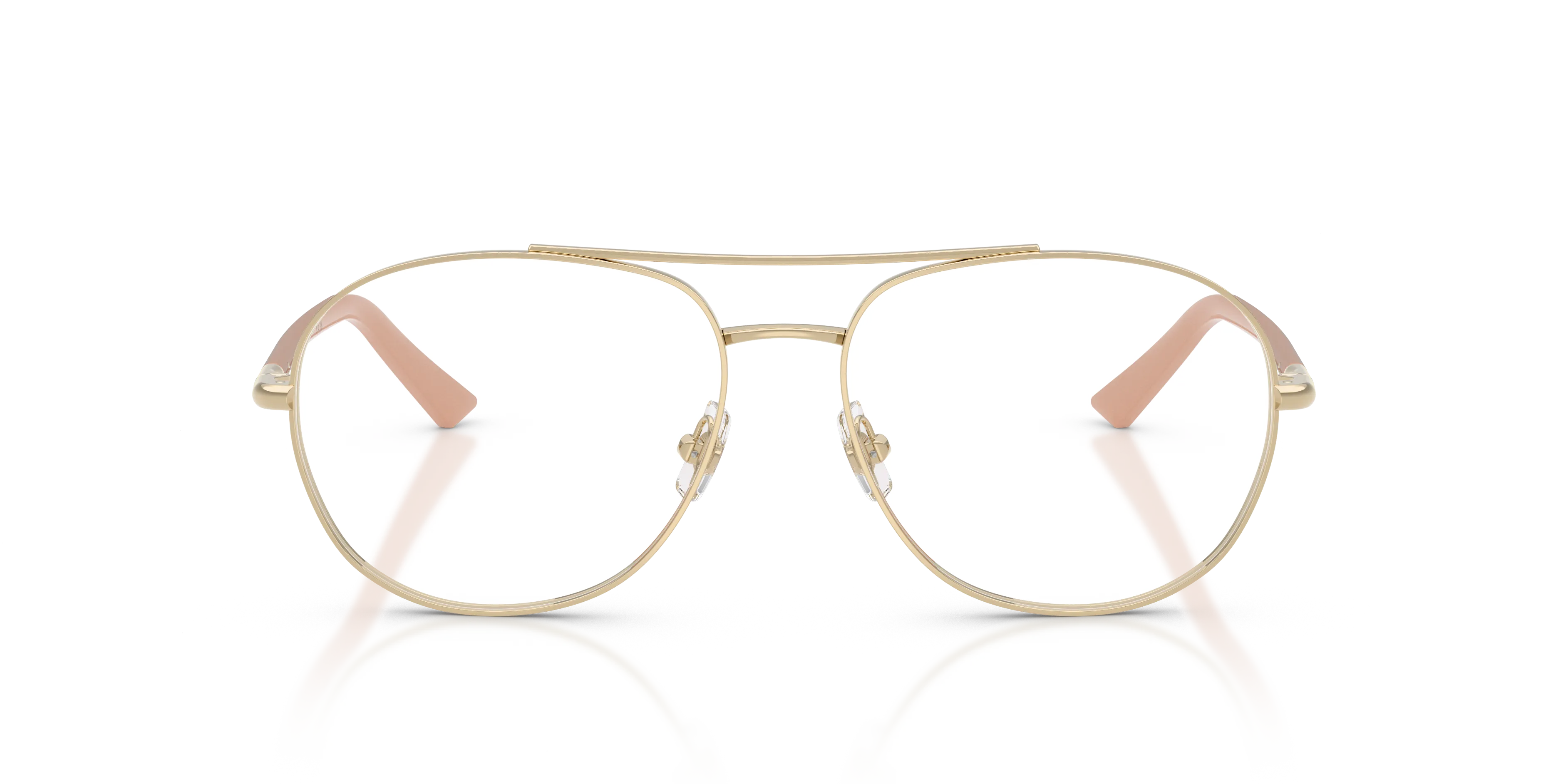 Jimmy Choo JC2021 3027 Montature da vista Metallo Oro Trasparente Pilot Normale - immagine 3