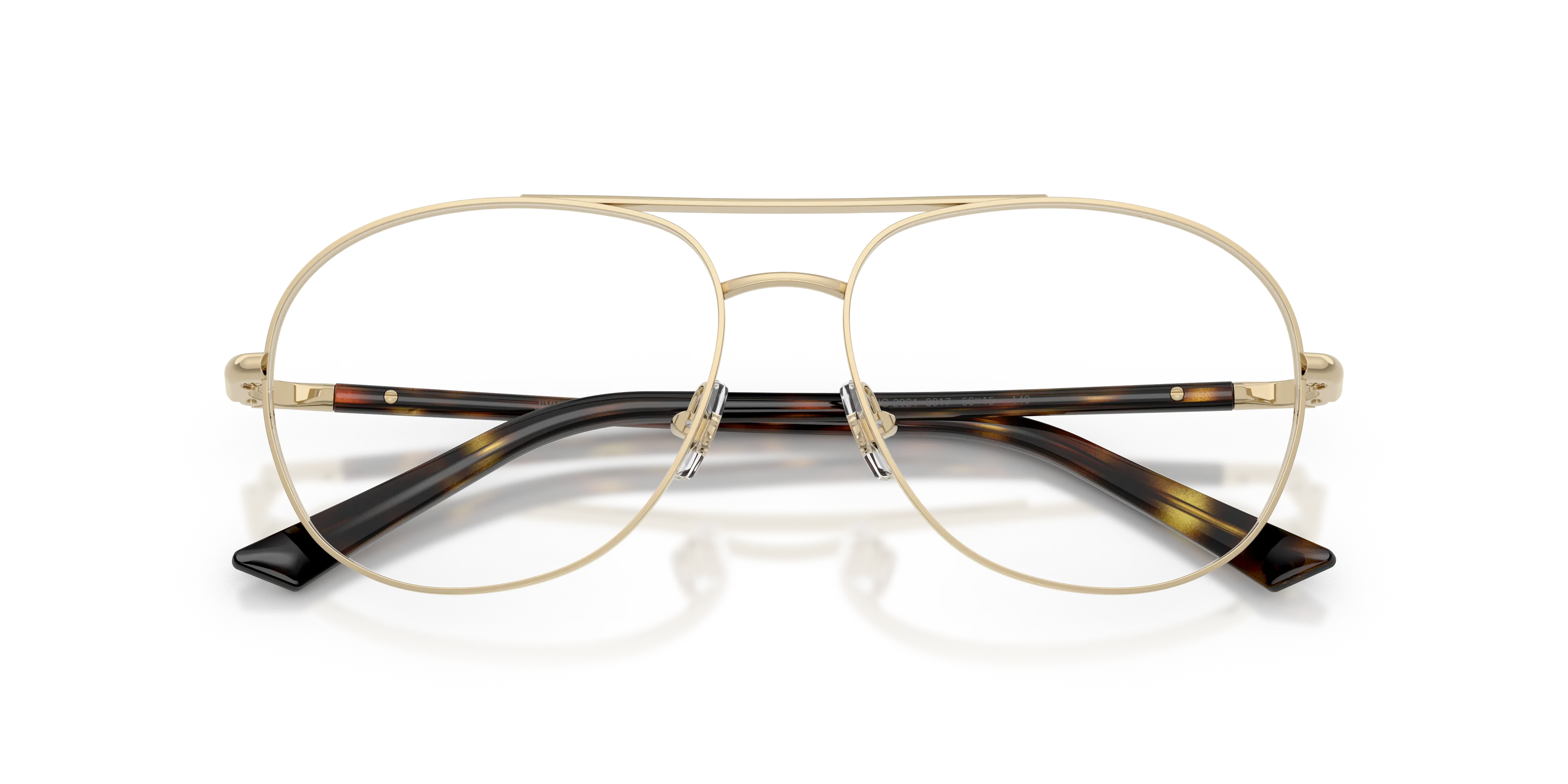Jimmy Choo JC2021 3017 Montature da vista Metallo Oro Trasparente Pilot Normale - immagine 2
