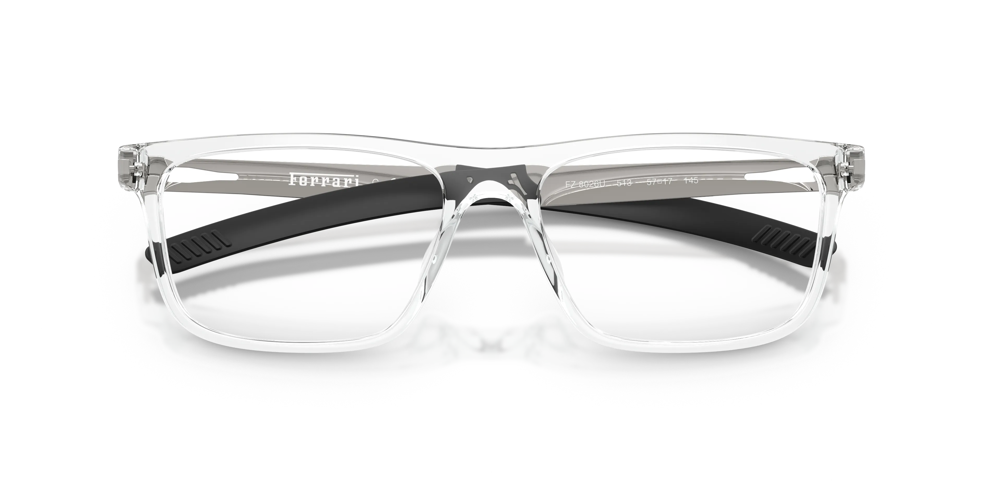 Ferrari Scuderia FZ8026U 513 Montature da vista Iniettato Bianco Trasparente Pillow Normale - immagine 2