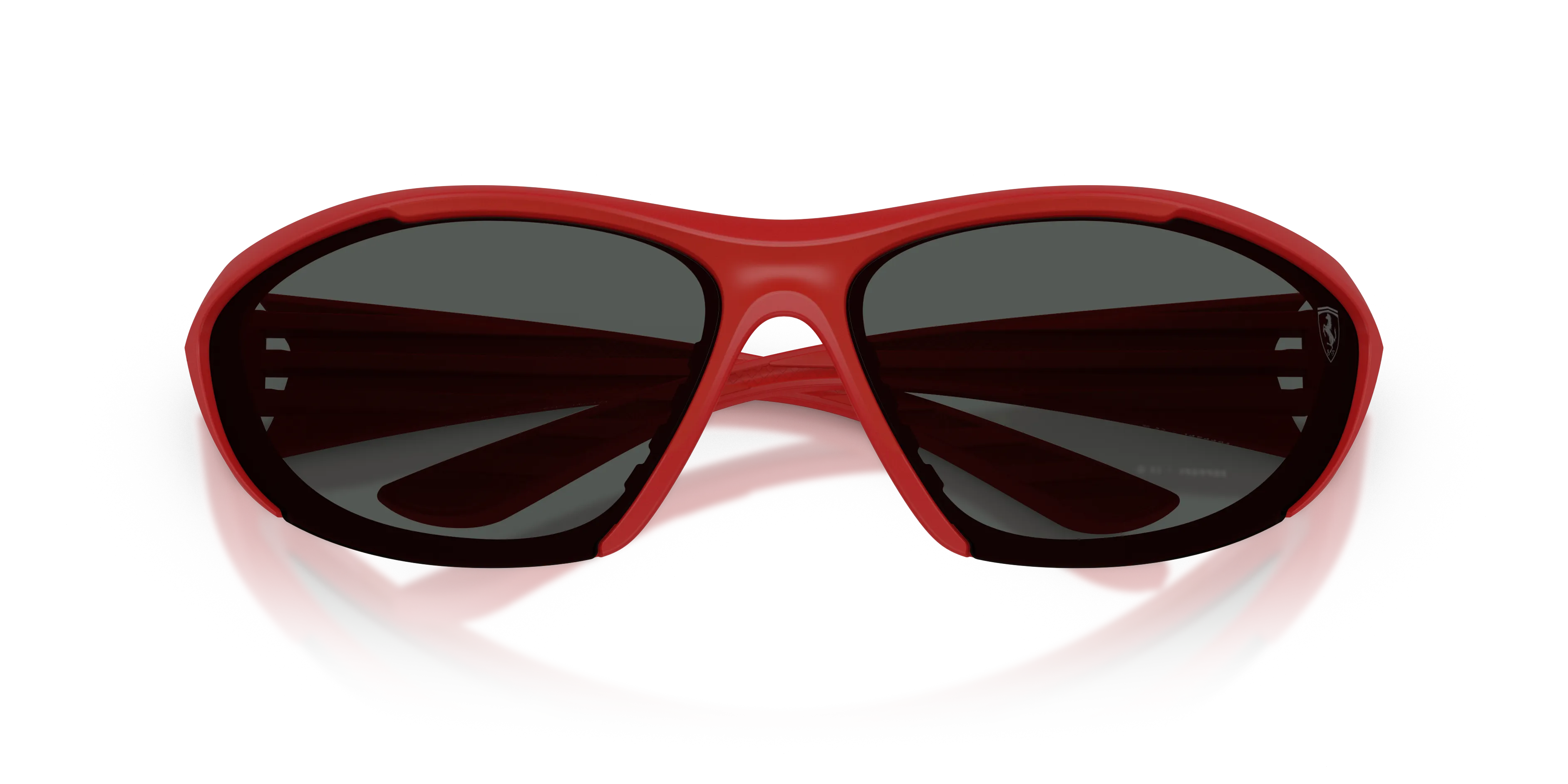 Ferrari Scuderia FZ6029U 514/87 Occhiali da sole Iniettato Rosso Grigio Cat Eye Normale - immagine 2