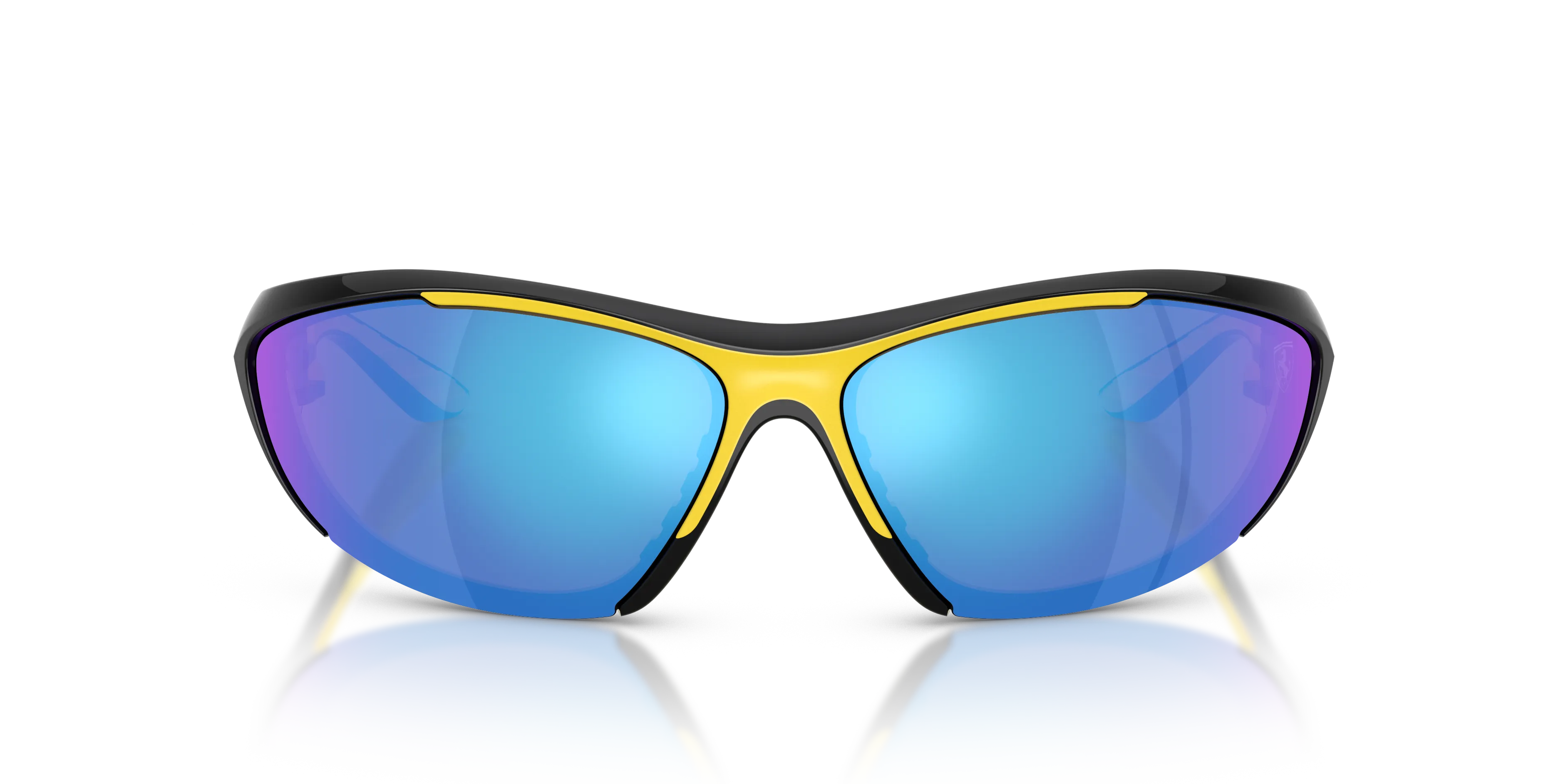 Ferrari Scuderia FZ6029U 501/55 Occhiali da sole Iniettato Nero Blu Cat Eye Normale - immagine 3