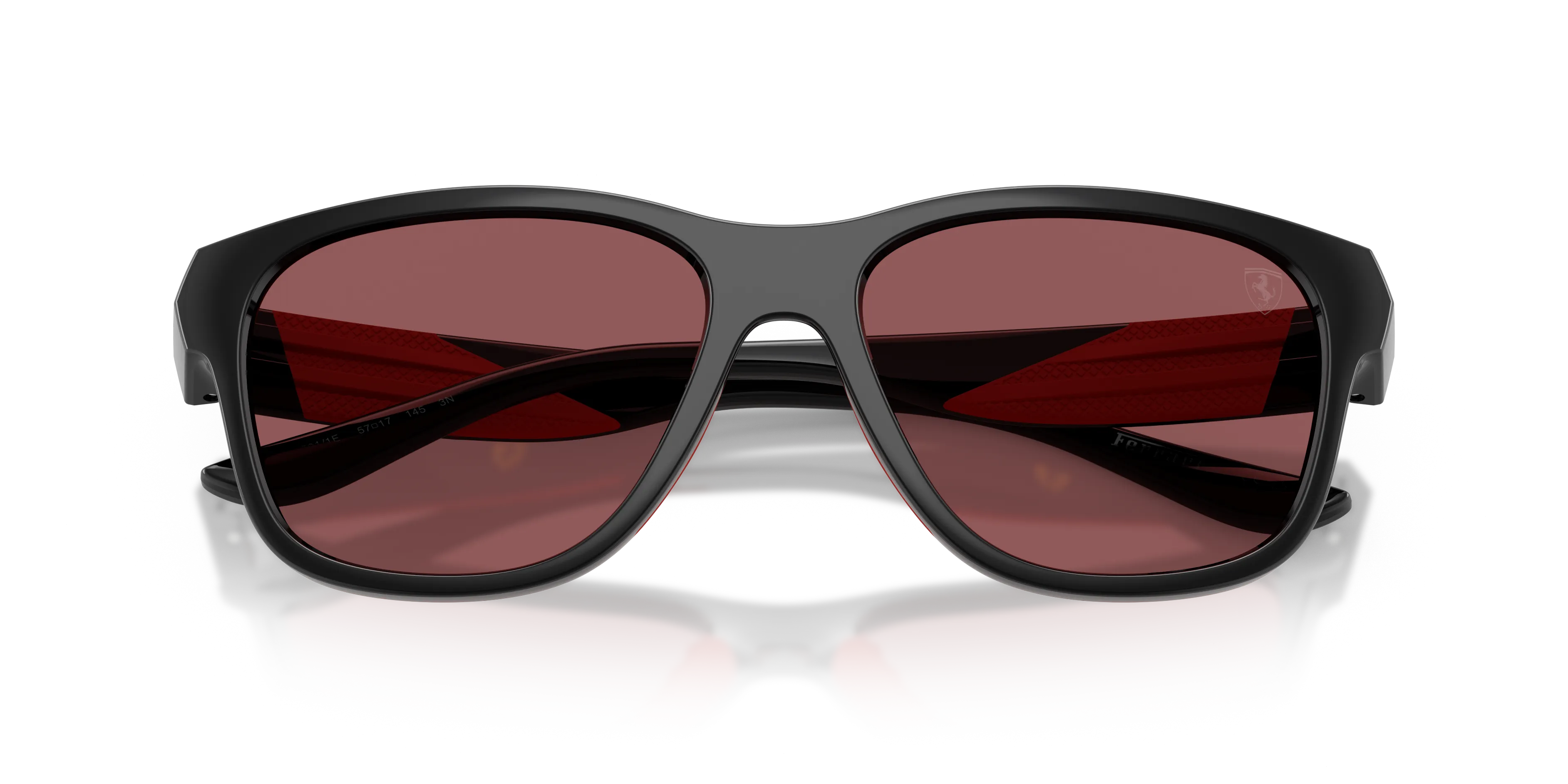 Ferrari Scuderia FZ6028U 501/1E Occhiali da sole Iniettato Nero Rosso Pillow Normale - immagine 2