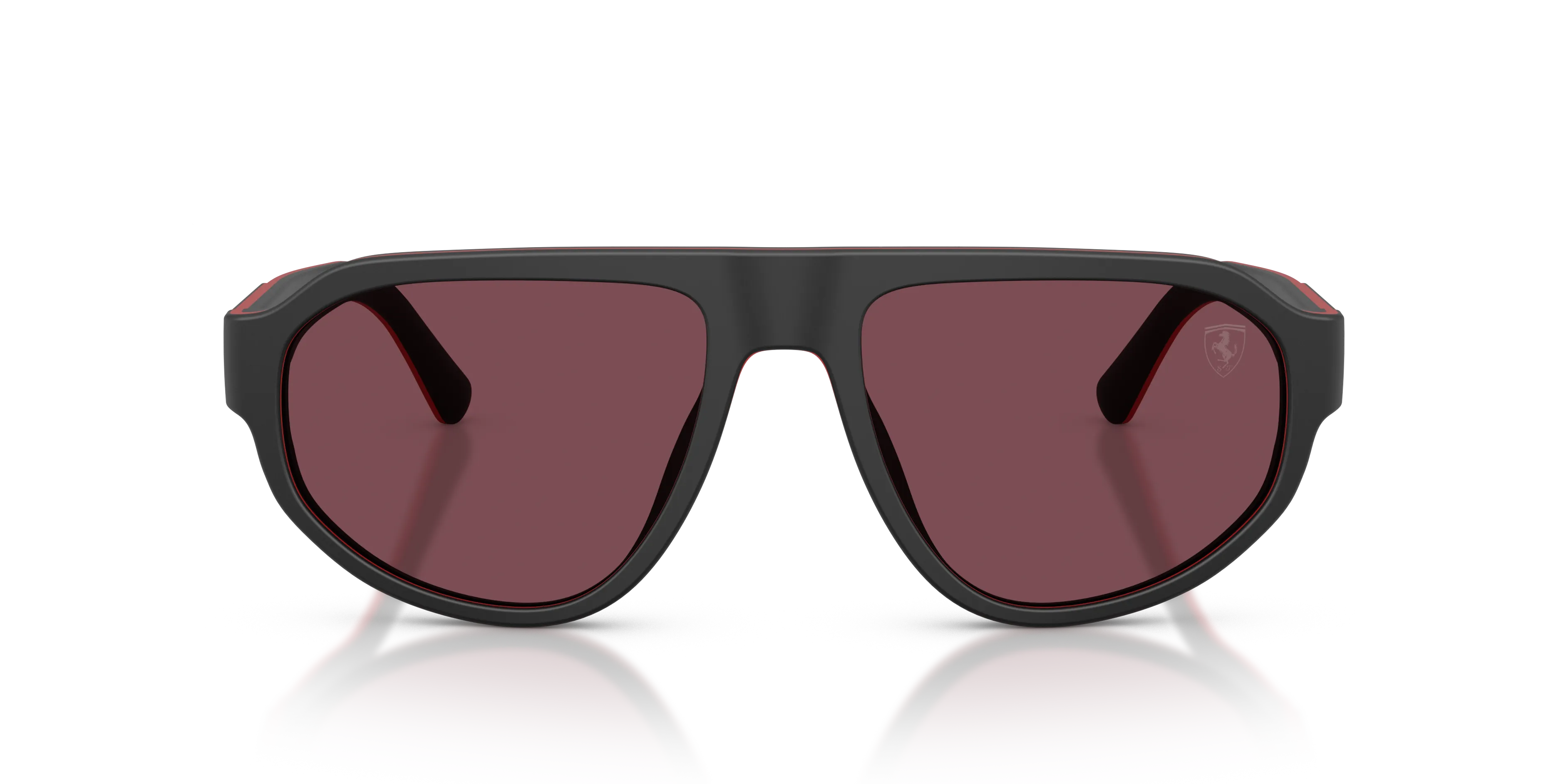 Ferrari Scuderia FZ6027U 757/1E Occhiali da sole Acetato Nero Rosso Geometrica Normale - immagine 3