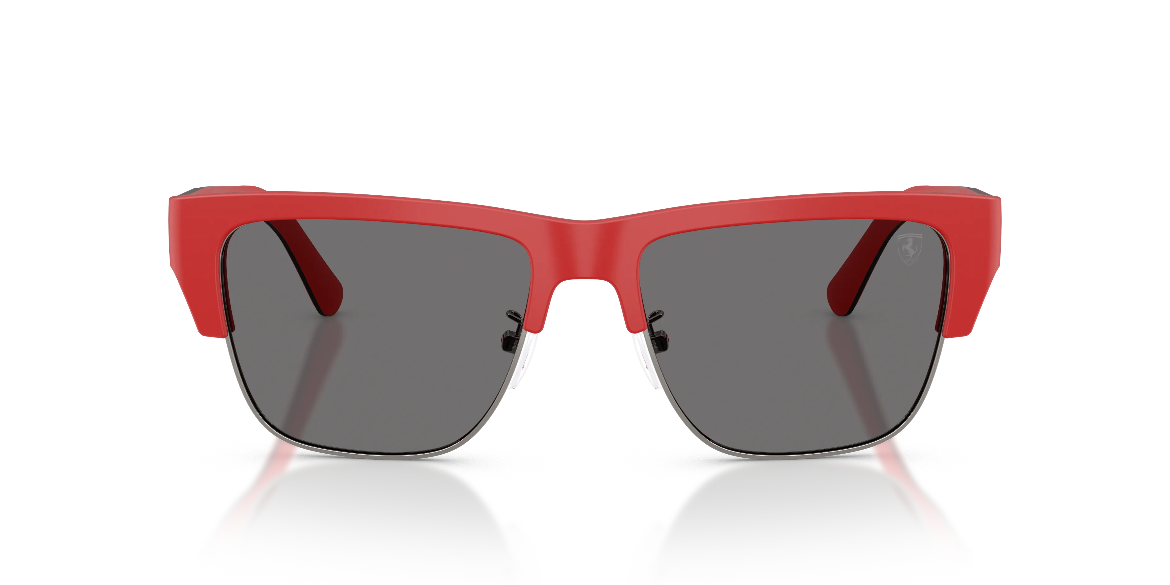 Ferrari Scuderia FZ6026 758/81 Occhiali da sole Acetato Nero Grigio Squadrata Polarizzata - immagine 3
