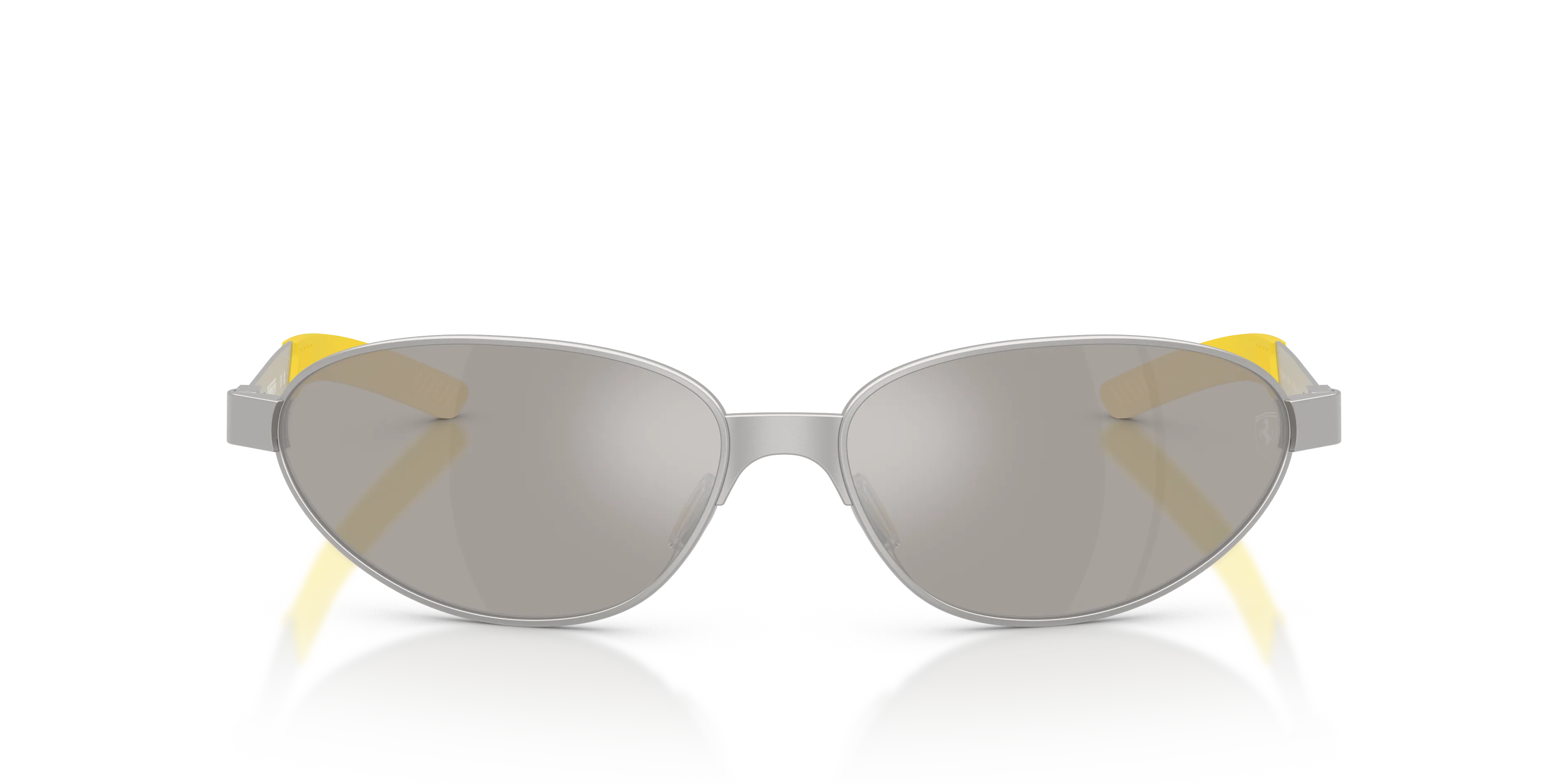 Ferrari Scuderia FZ5008 135/6G Occhiali da sole Metallo Argento Grigio Rotonda Normale - immagine 3
