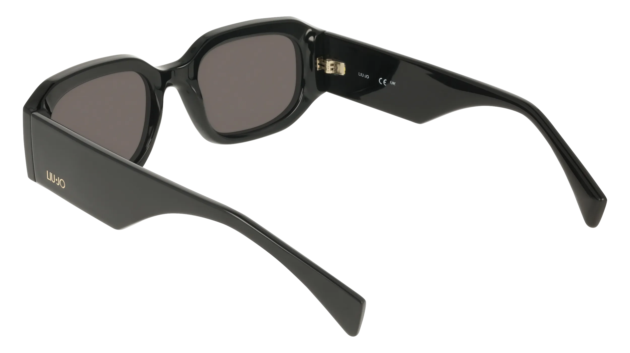 Liu Jo LJ820S 001 Occhiali da sole Bio-iniettato Nero Grigio Squadrata Normale - immagine 4