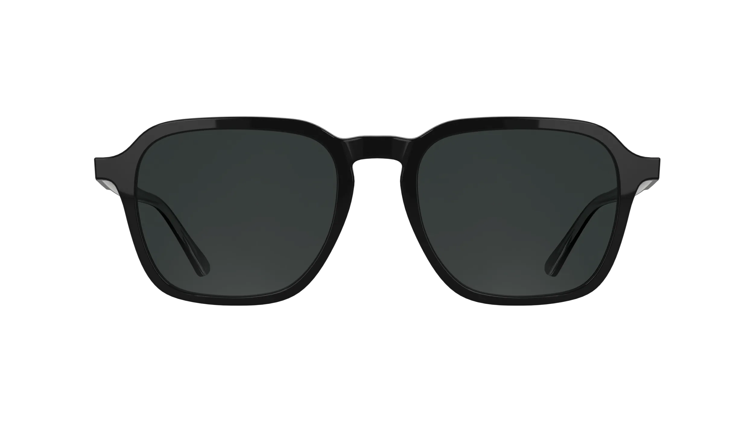Calvin Klein CK26507S 001 Occhiali da sole Acetato Nero Fumo Squadrata Normale - immagine 2