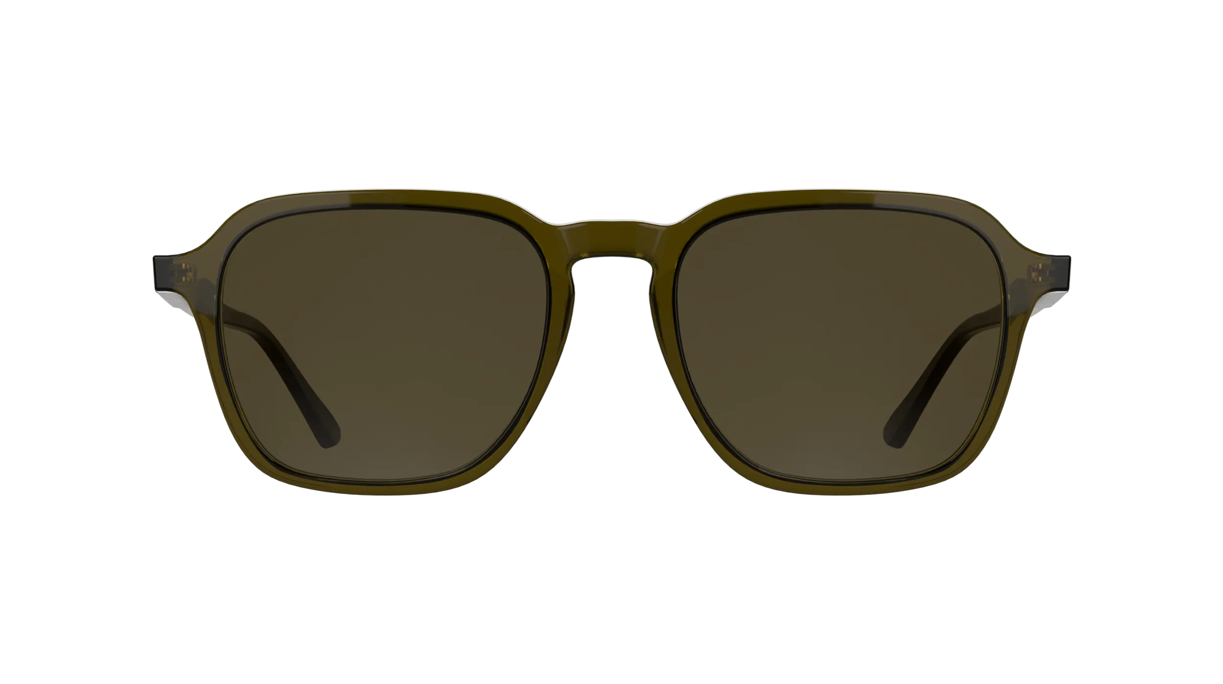 Calvin Klein CK26507S 330 Occhiali da sole Acetato Verde Marrone Squadrata Normale - immagine 2