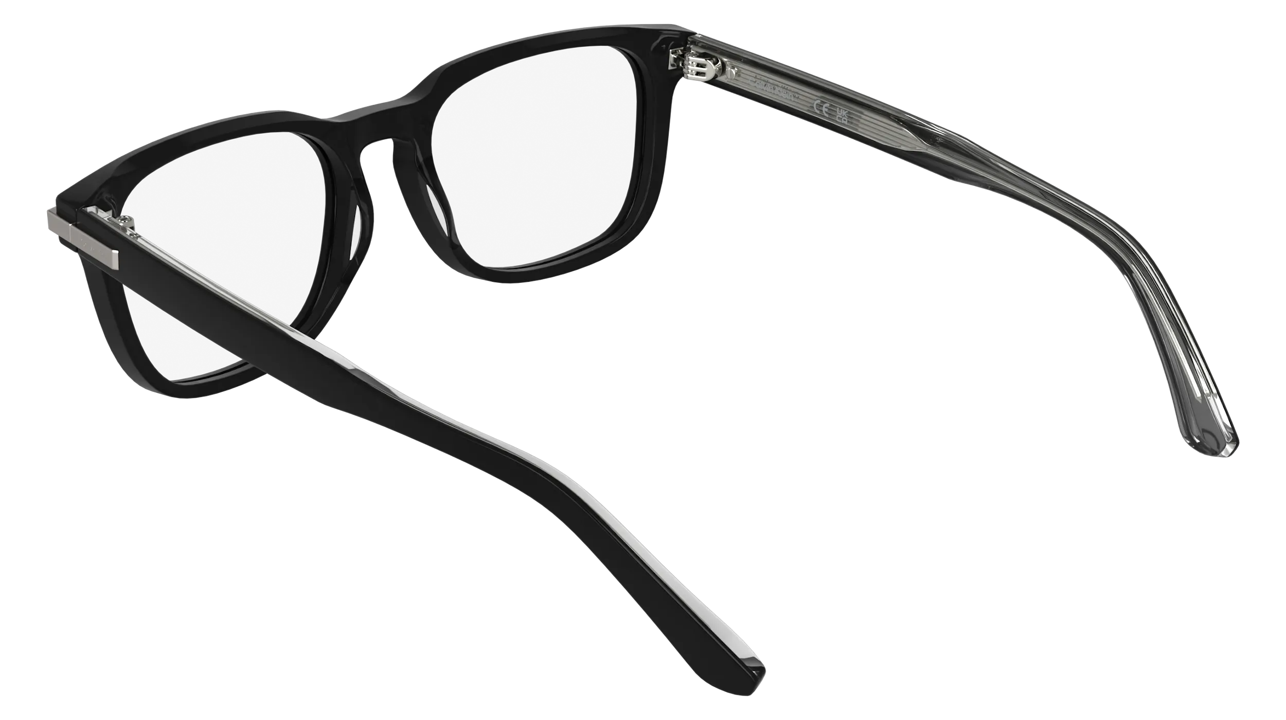 Calvin Klein CK26514 001 Montature da vista Acetato Nero Squadrata Normale - immagine 4