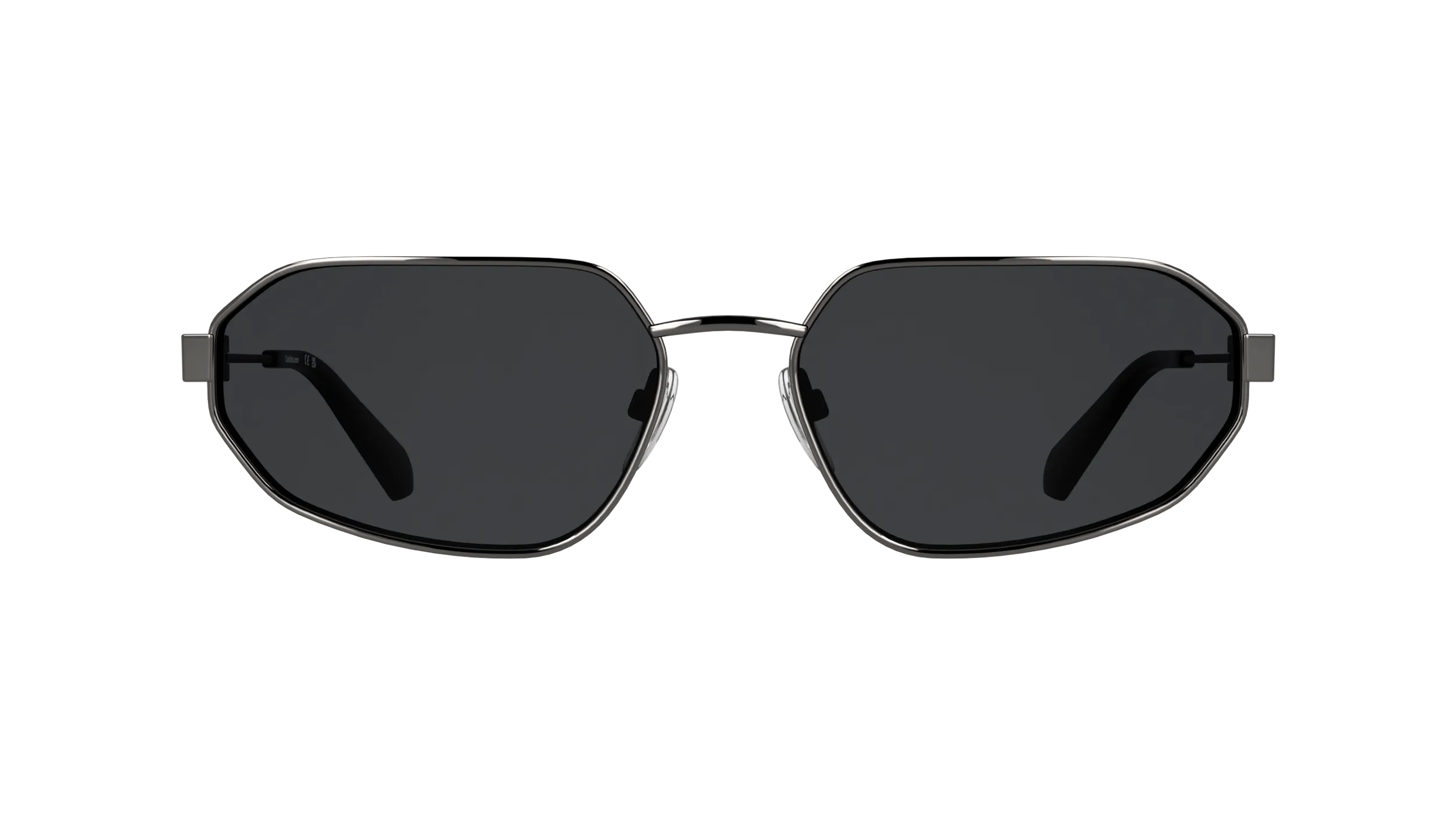 Calvin Klein CKJ26200S 018 Occhiali da sole Metallo Grigio Grigio Squadrata Normale - immagine 2