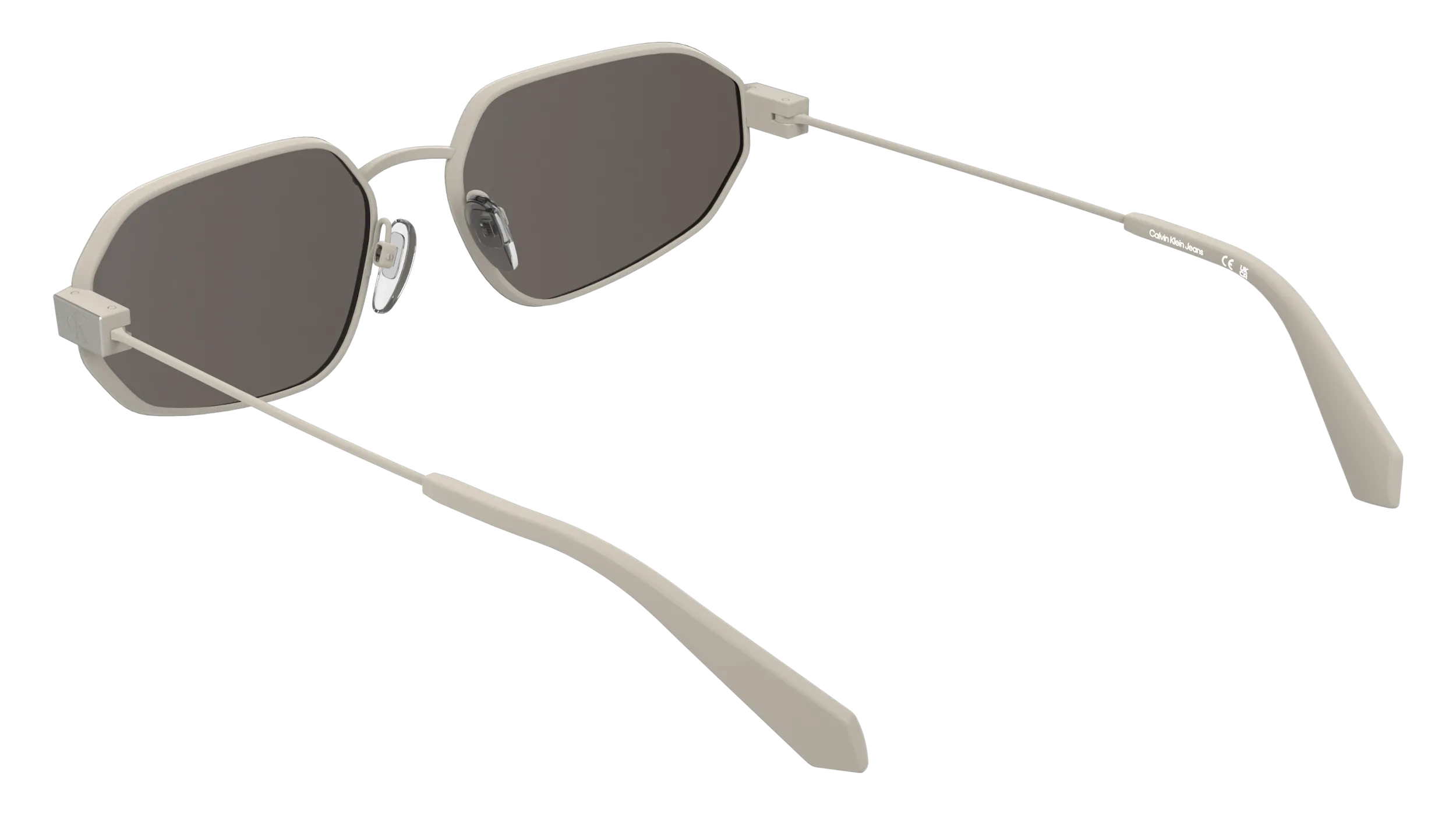 Calvin Klein CKJ26200S 042 Occhiali da sole Metallo Argento Squadrata Normale - immagine 4