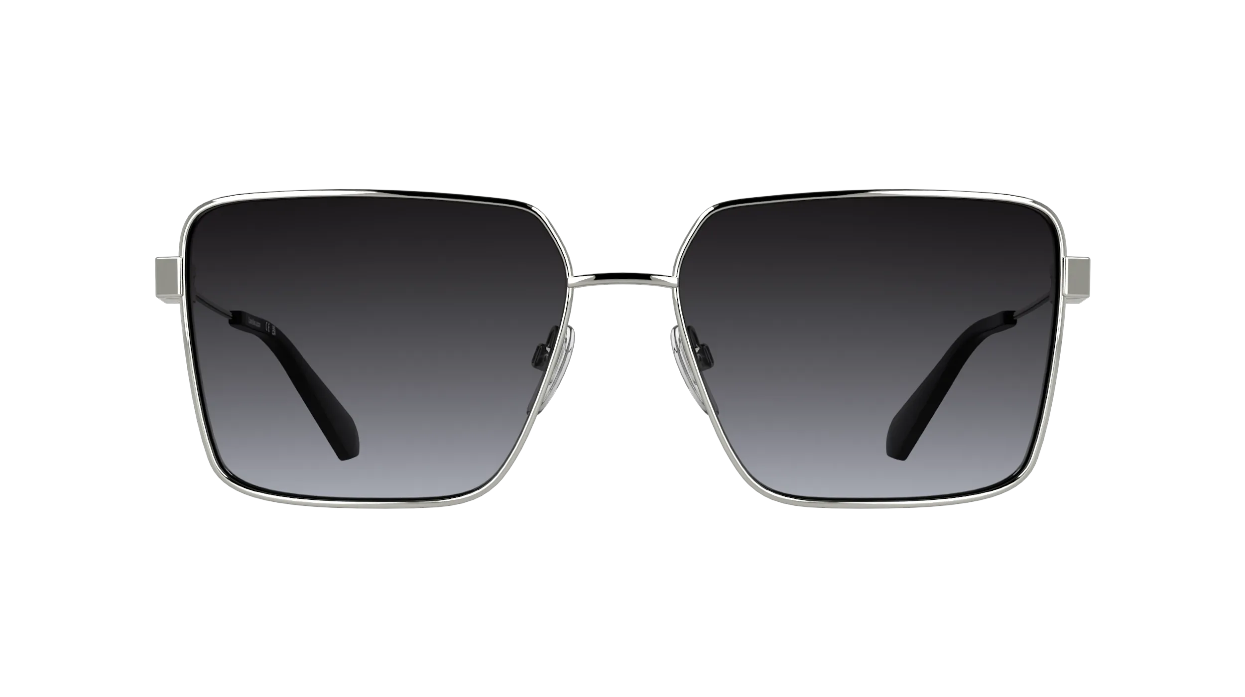 Calvin Klein CKJ26201S 040 Occhiali da sole Metallo Argento Fumo Squadrata Normale - immagine 2