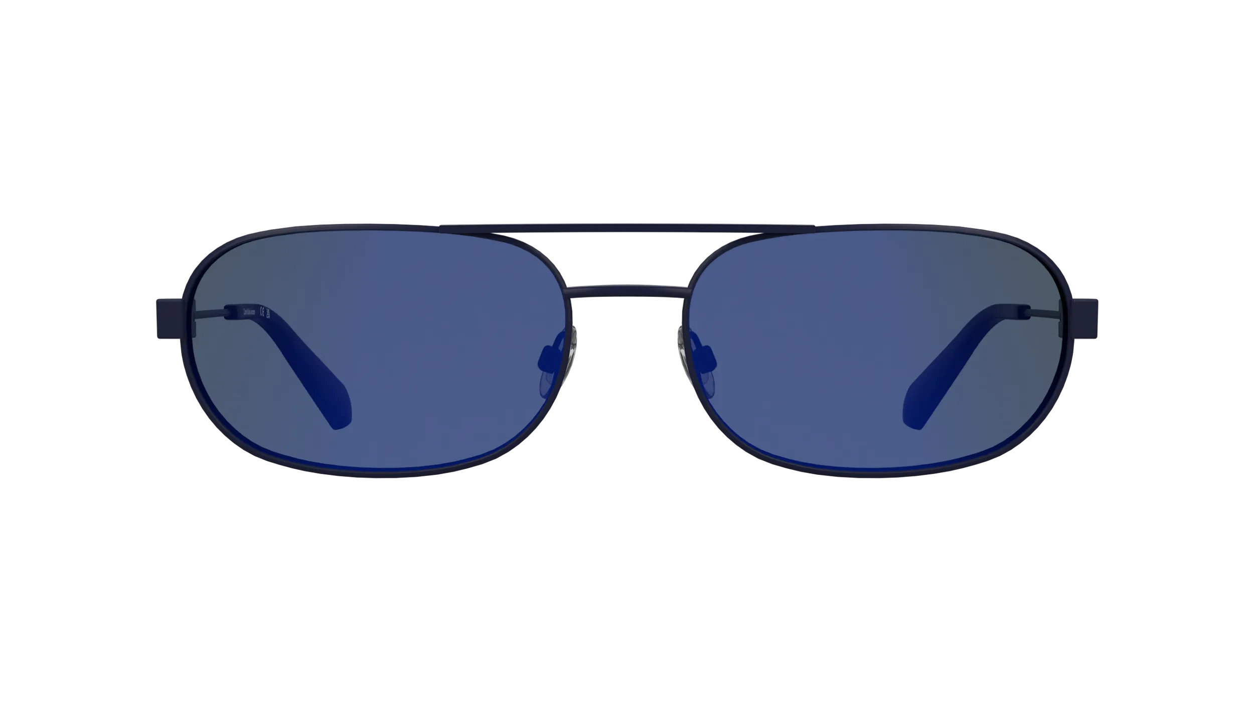 Calvin Klein CKJ26202S 400 Occhiali da sole Metallo Blu Rotonda Normale - immagine 2
