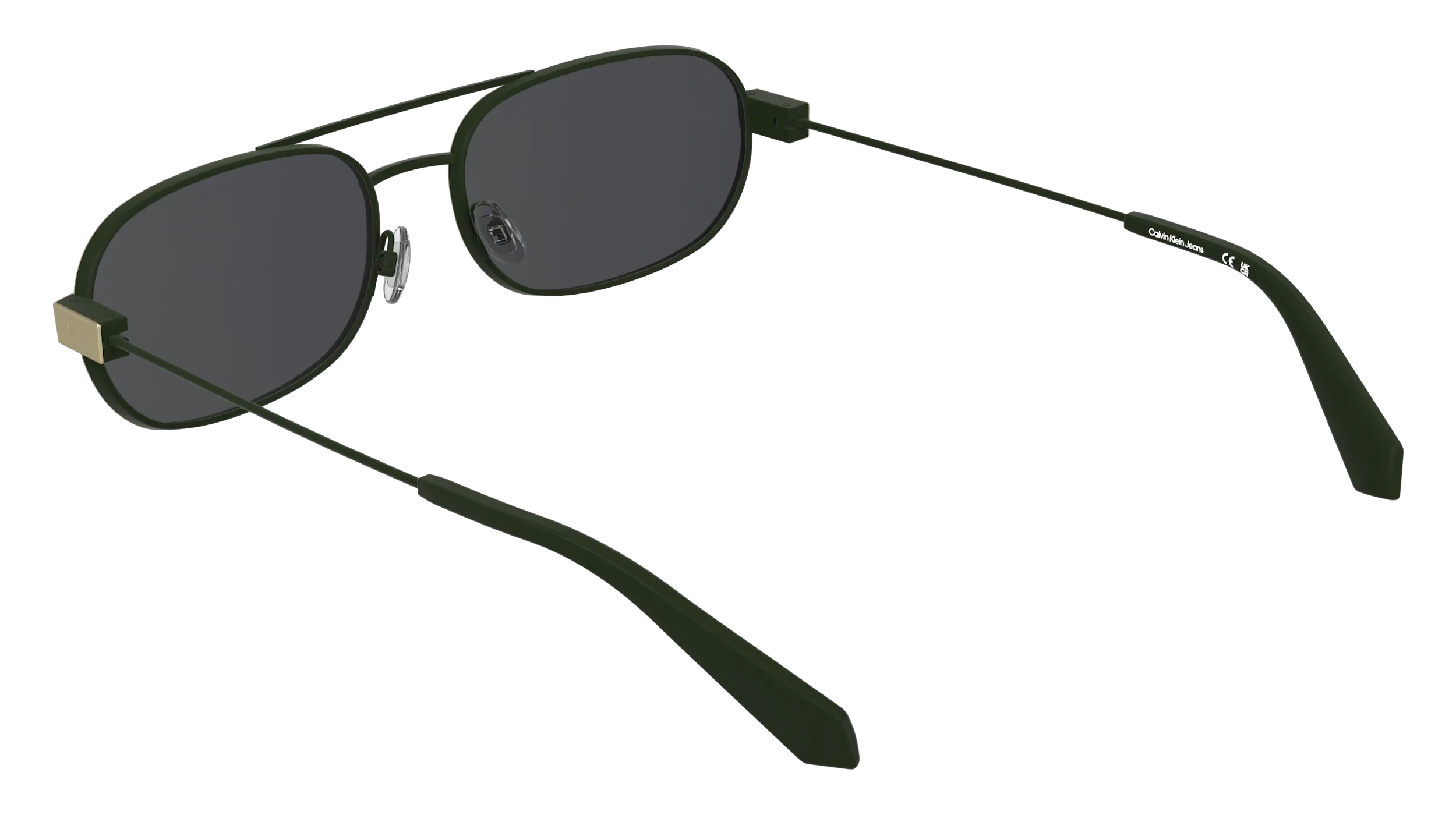 Calvin Klein CKJ26202S 720 Occhiali da sole Metallo Oro Rotonda Normale - immagine 4