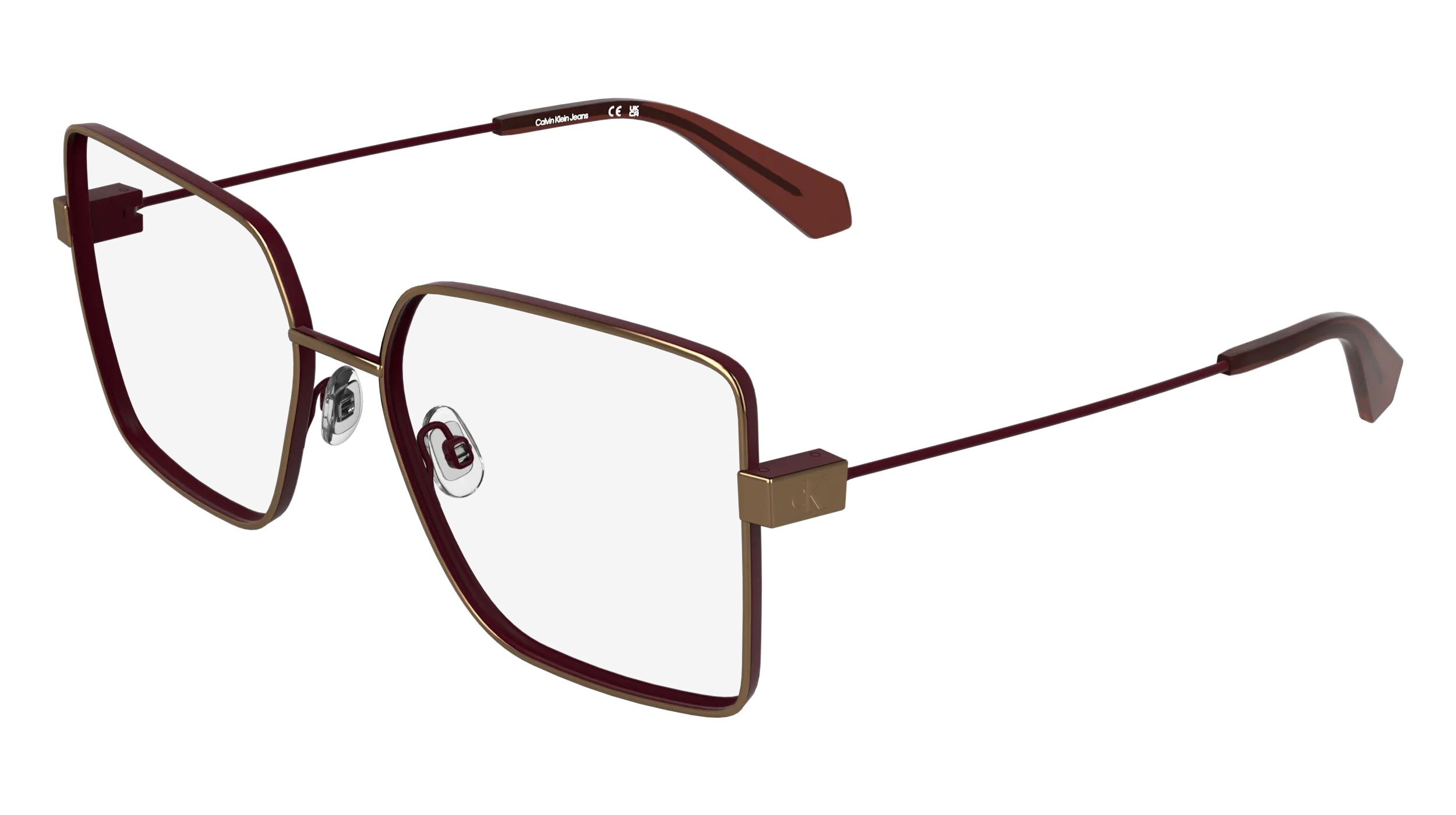 Calvin Klein CKJ26203 705 Montature da vista Metallo Marrone Squadrata Normale - immagine 1