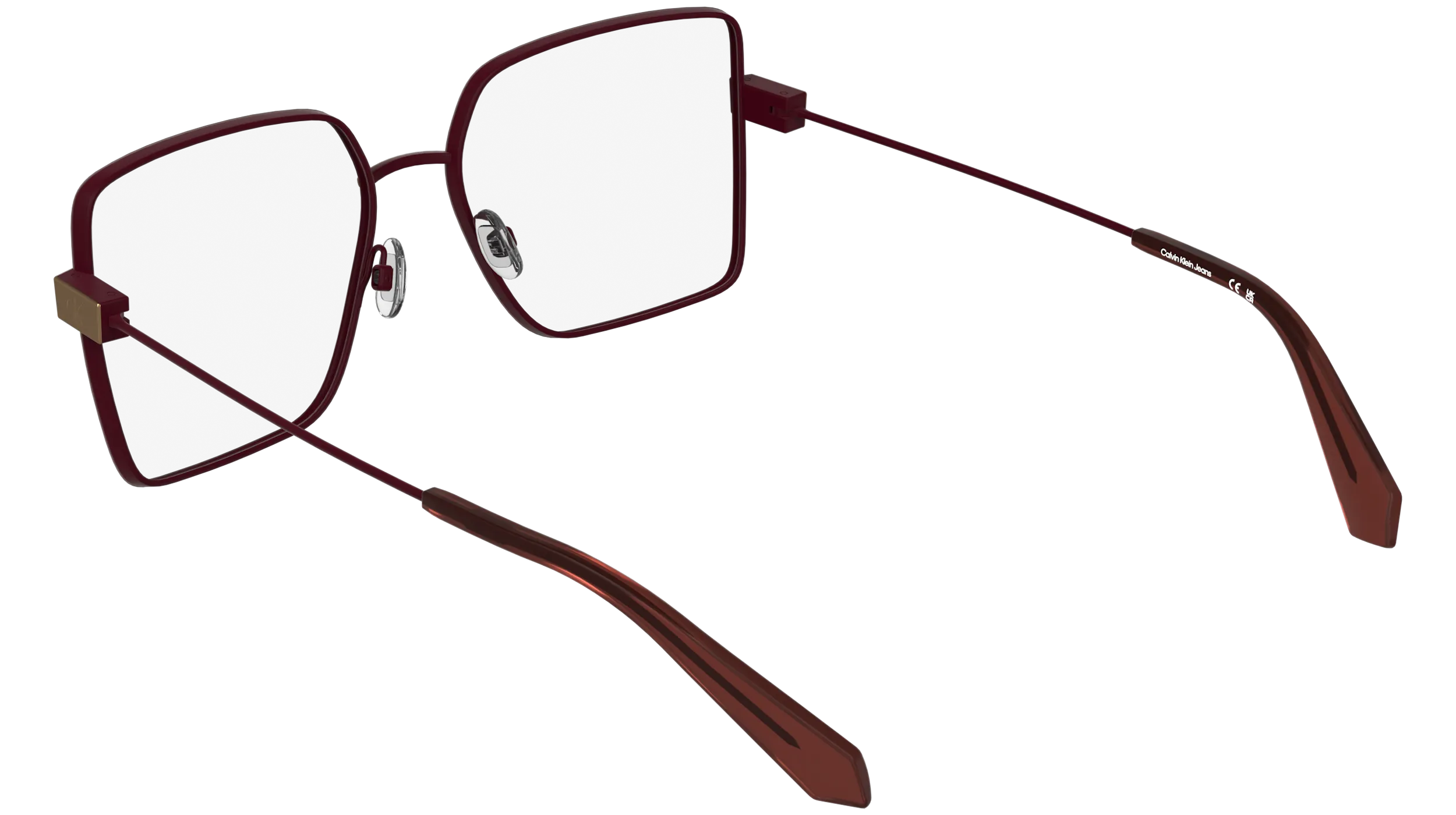 Calvin Klein CKJ26203 705 Montature da vista Metallo Marrone Squadrata Normale - immagine 4