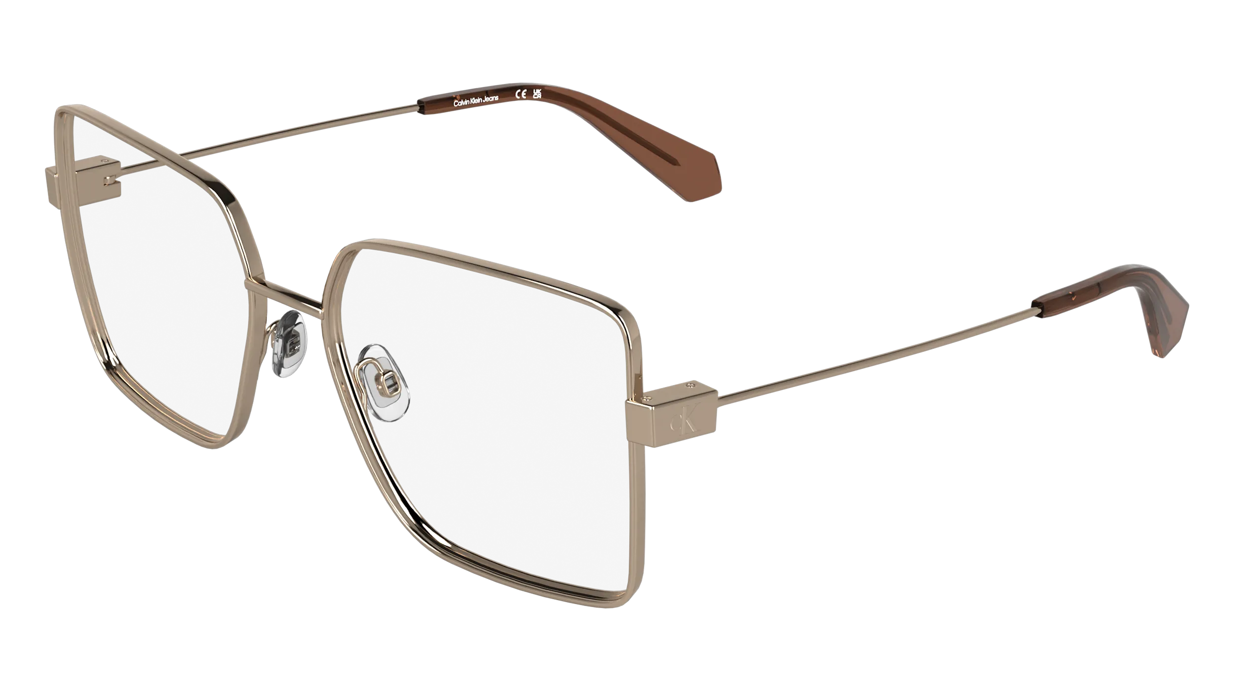 Calvin Klein CKJ26203 770 Montature da vista Metallo Oro Squadrata Normale - immagine 1