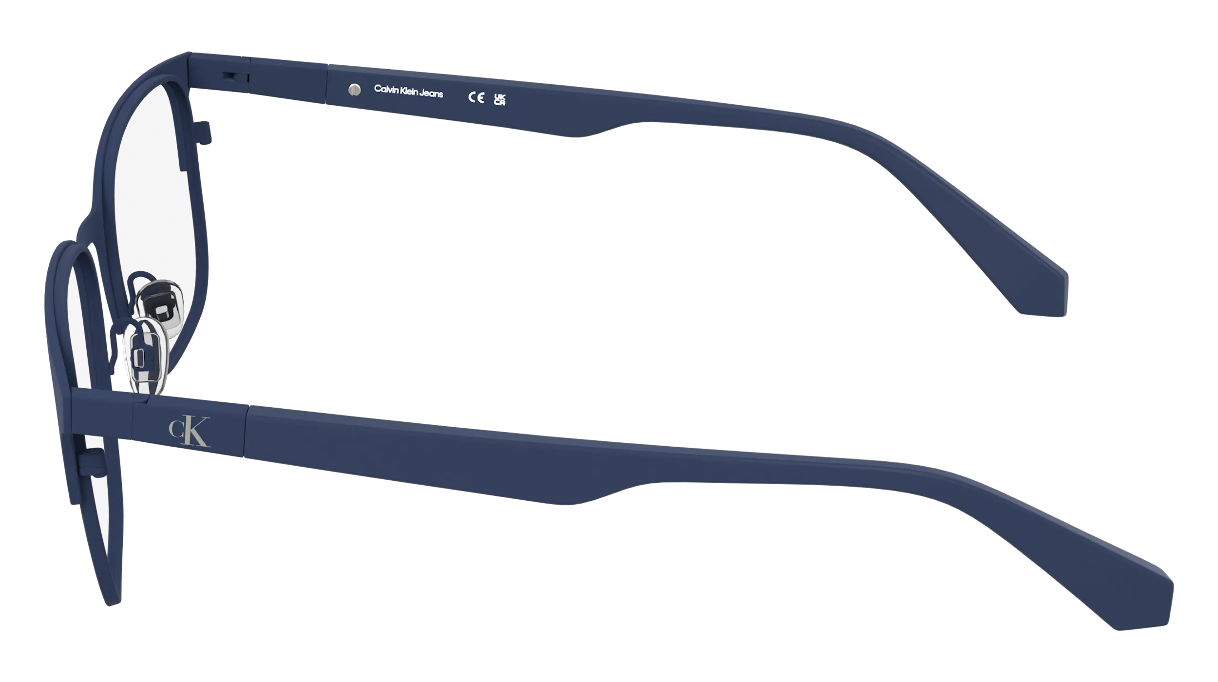 Calvin Klein CKJ26204 400 Montature da vista Metallo Blu Squadrata Normale - immagine 3