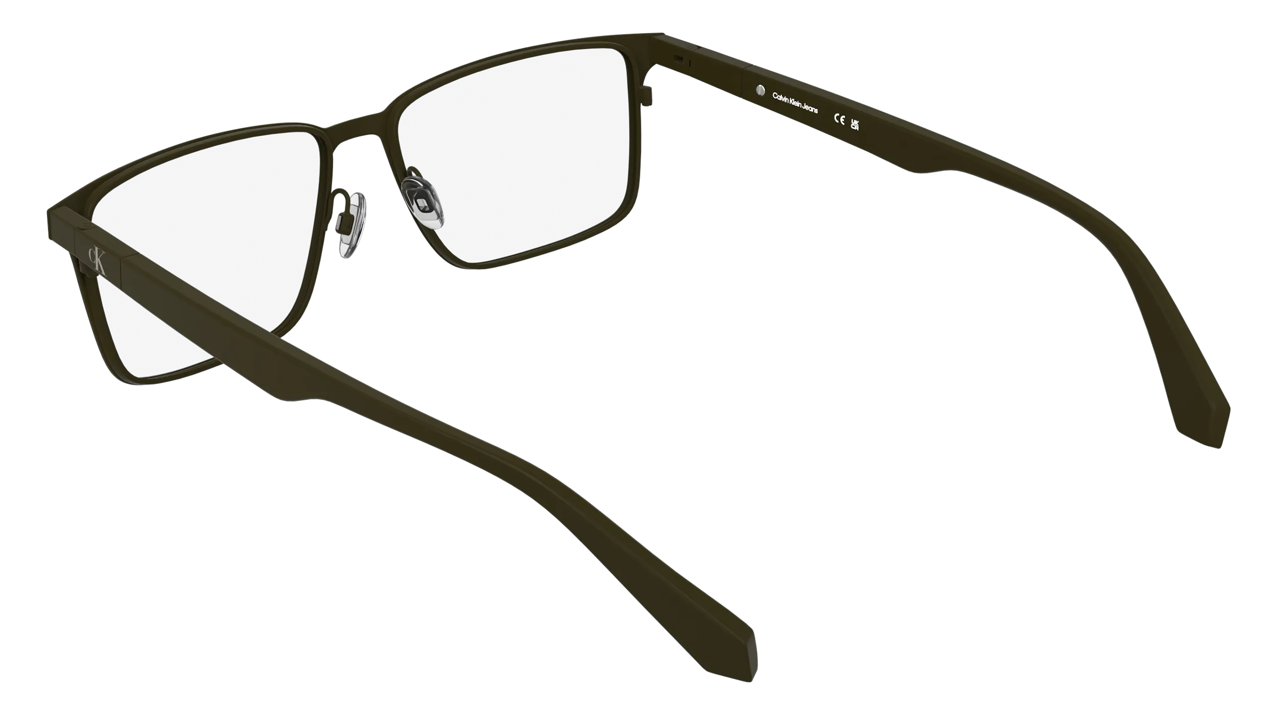 Calvin Klein CKJ26205 309 Montature da vista Metallo Verde Squadrata Normale - immagine 4