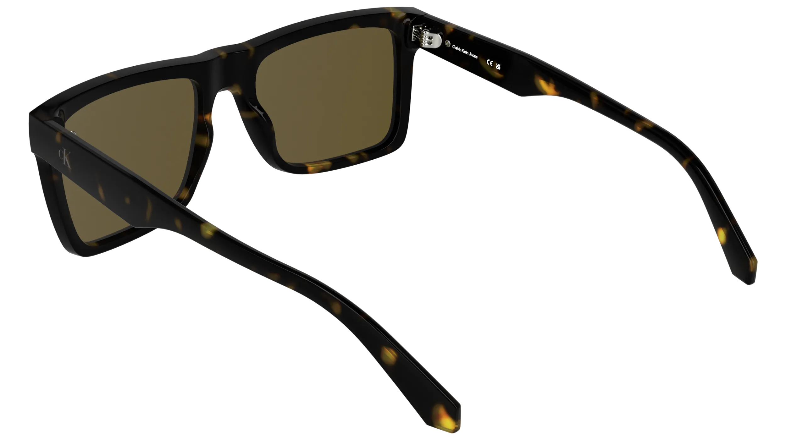 Calvin Klein CKJ26601S 242 Occhiali da sole Bio-iniettato Havana Marrone Squadrata Normale - immagine 4