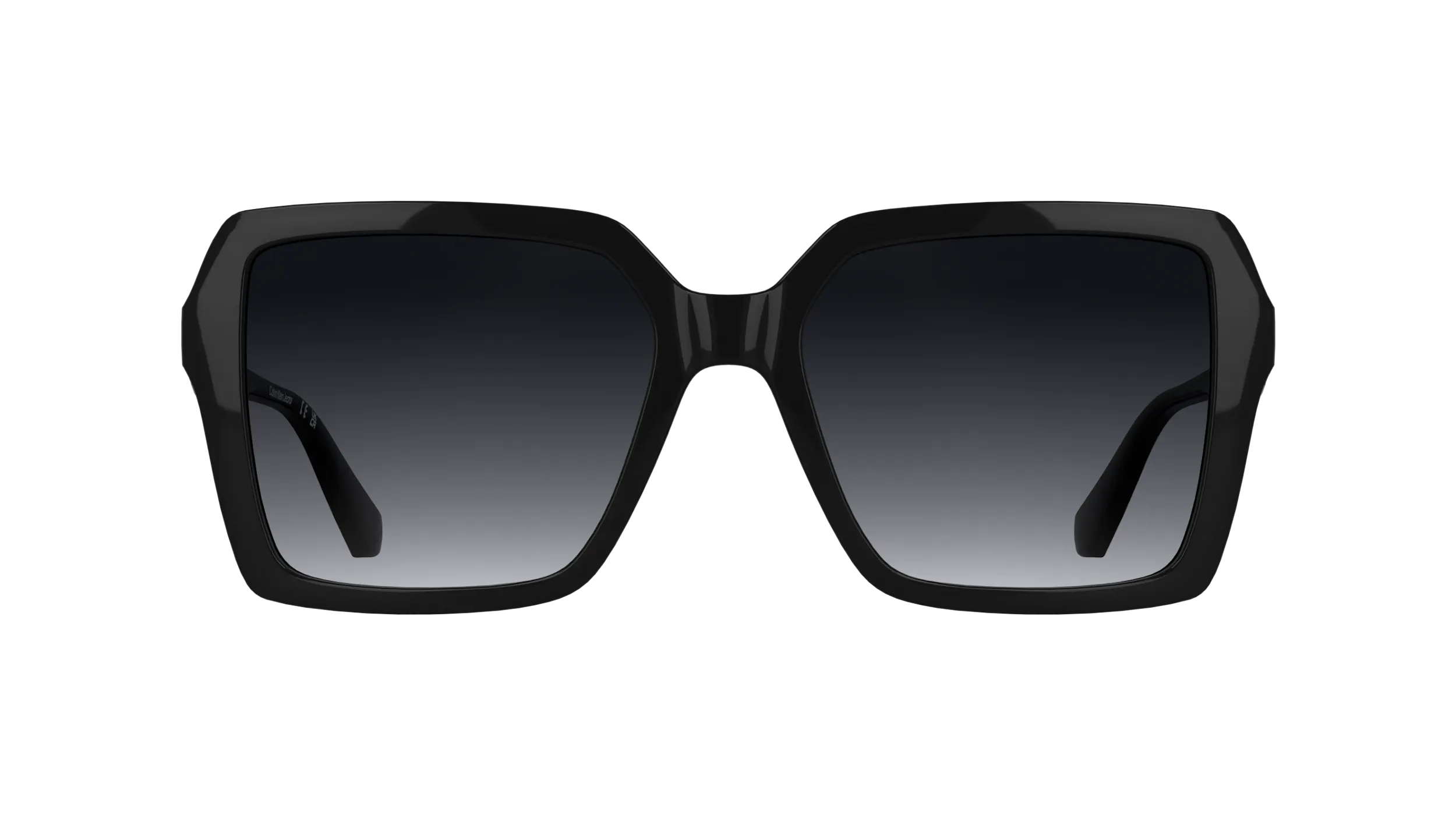 Calvin Klein CKJ26602S 001 Occhiali da sole Bio-iniettato Nero Fumo Squadrata Normale - immagine 2