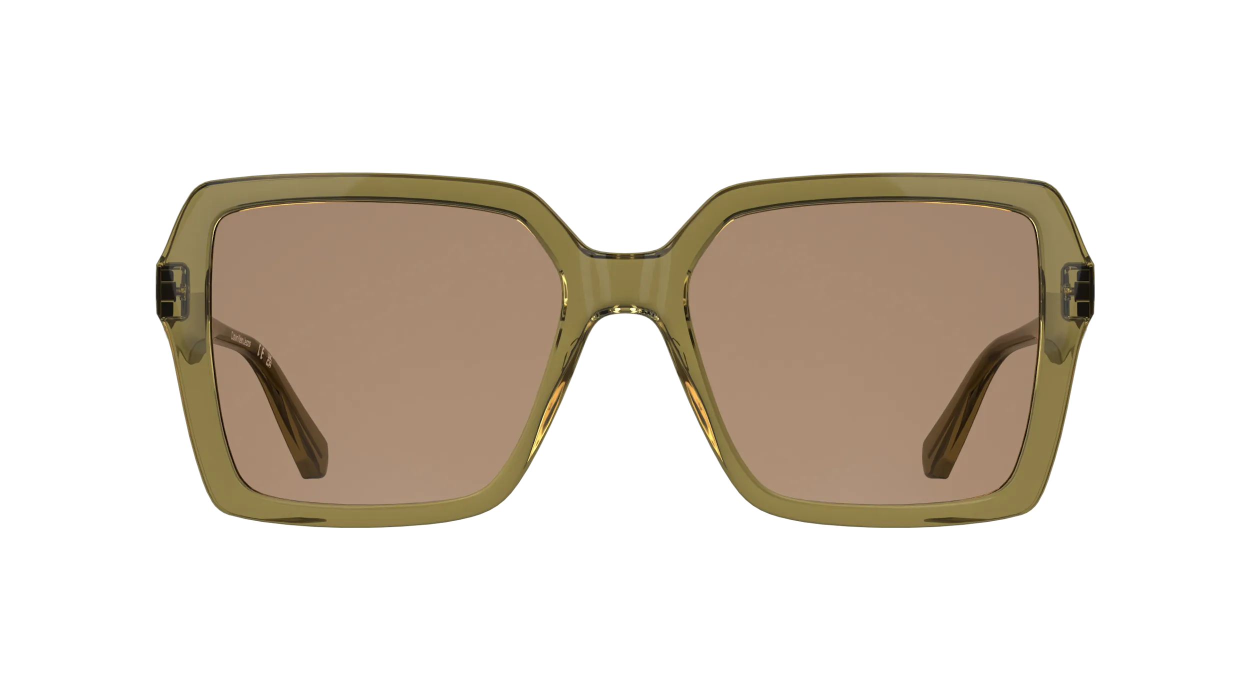 Calvin Klein CKJ26602S 213 Occhiali da sole Bio-iniettato Giallo Ocra Squadrata Normale - immagine 2