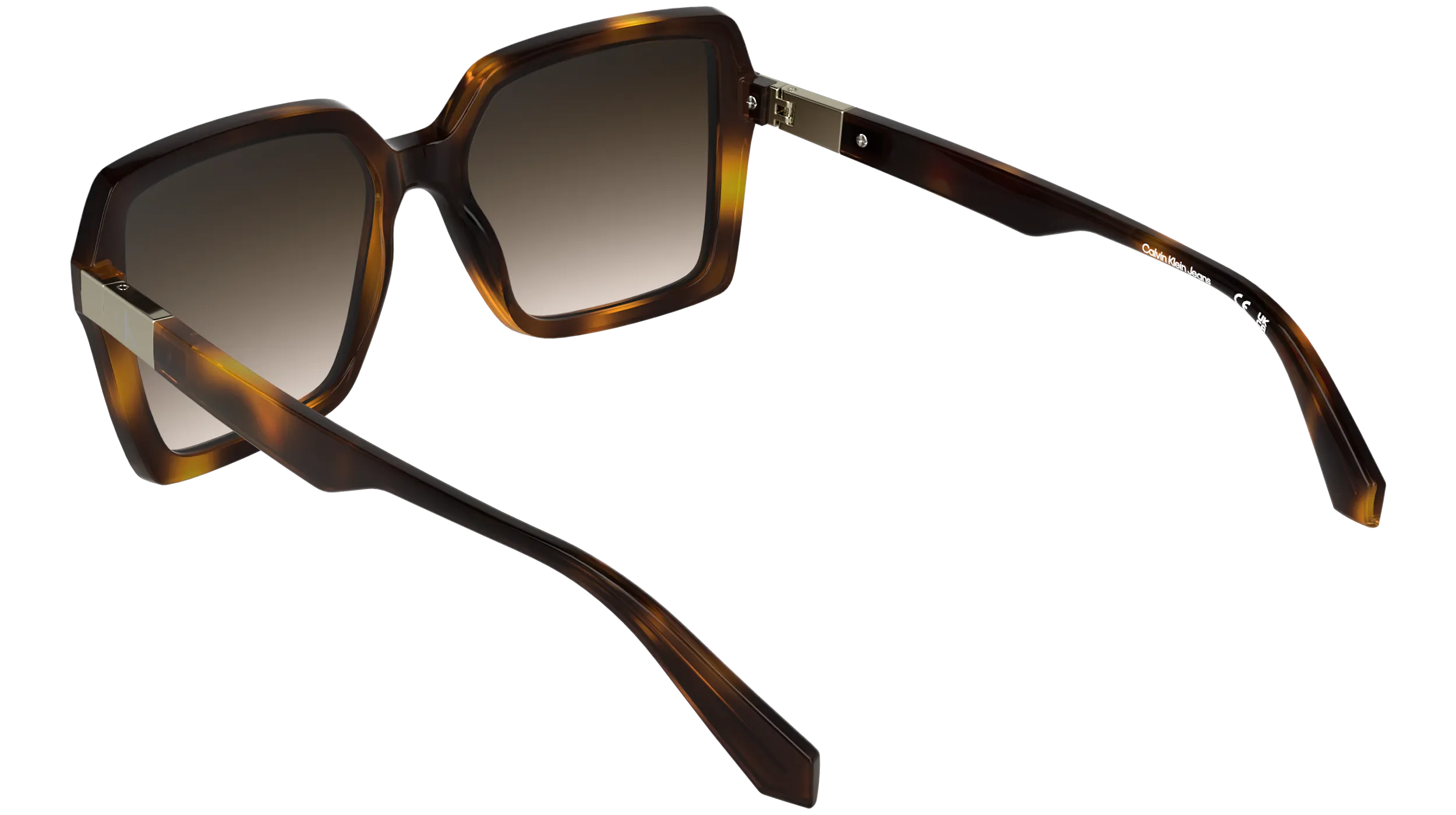 Calvin Klein CKJ26602S 235 Occhiali da sole Bio-iniettato Havana Squadrata Normale - immagine 4
