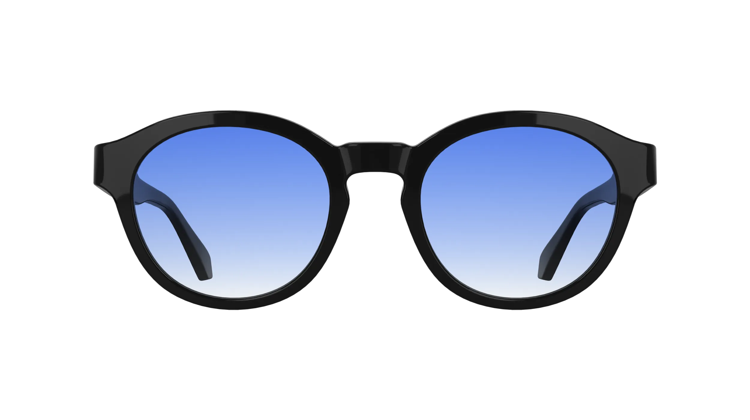 Calvin Klein CKJ26604S 004 Occhiali da sole Acetato Nero Blu Geometrica Normale - immagine 2
