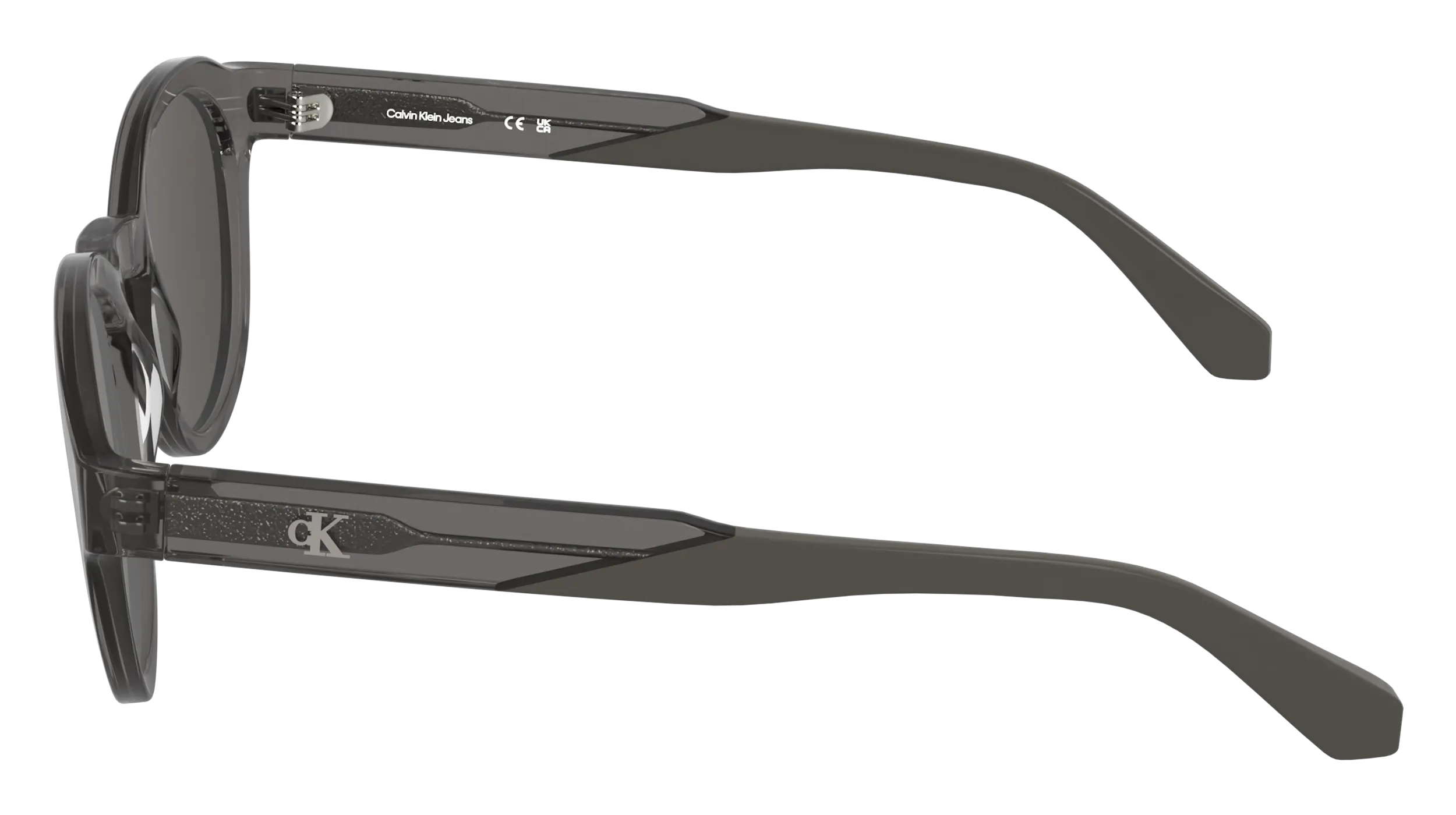 Calvin Klein CKJ26604S 050 Occhiali da sole Acetato Grigio Geometrica Normale - immagine 3