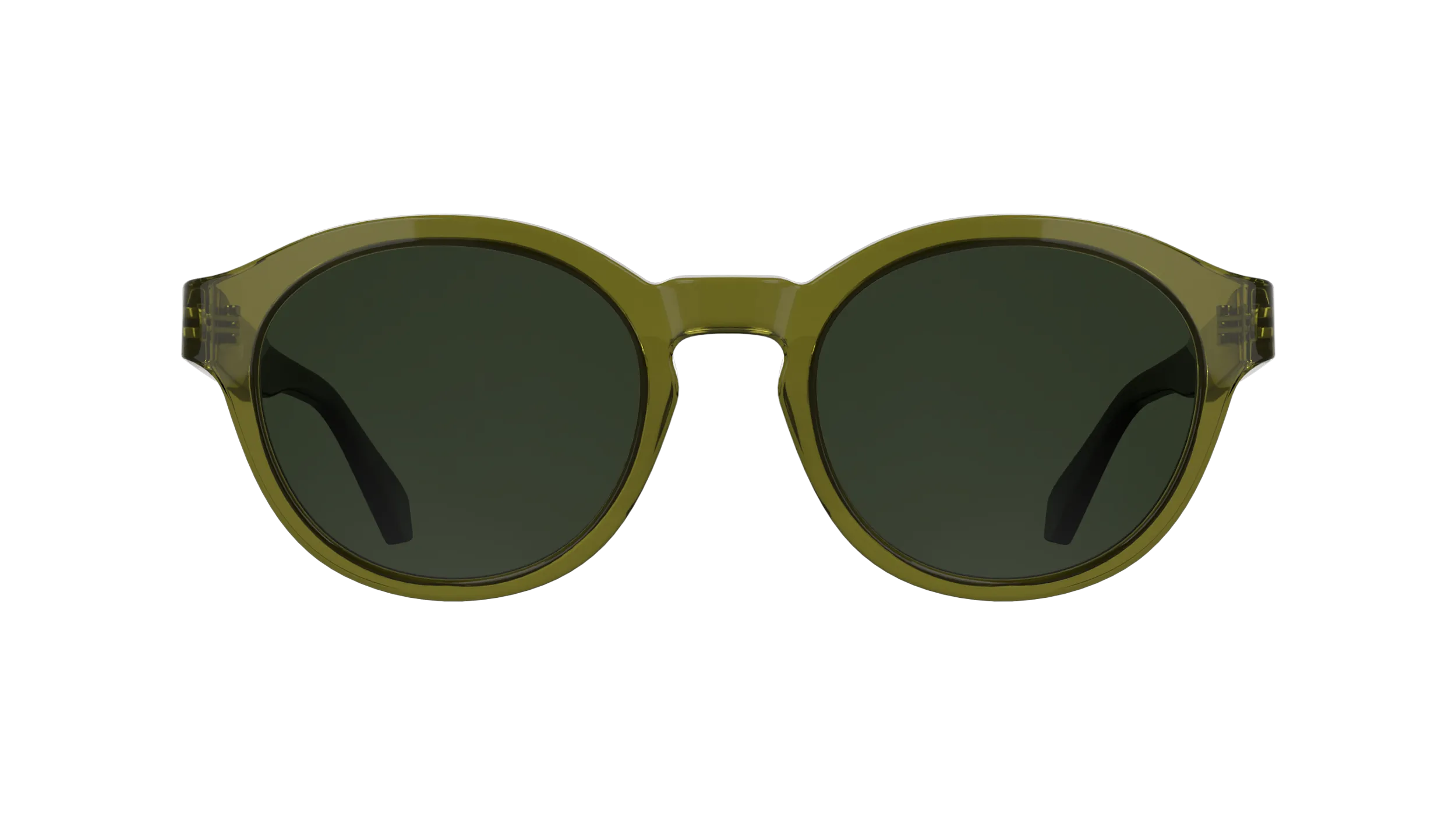 Calvin Klein CKJ26604S 309 Occhiali da sole Acetato Verde Geometrica Normale - immagine 2
