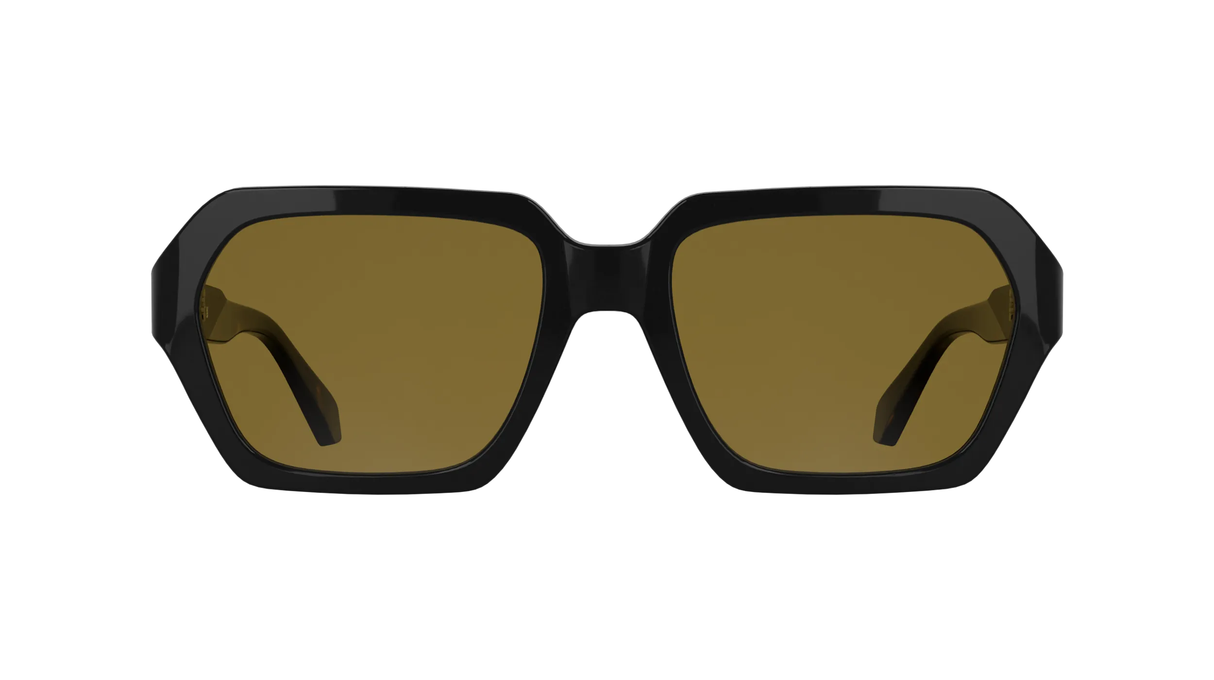 Calvin Klein CKJ26605S 001 Occhiali da sole Acetato Nero Marrone Squadrata Normale - immagine 2