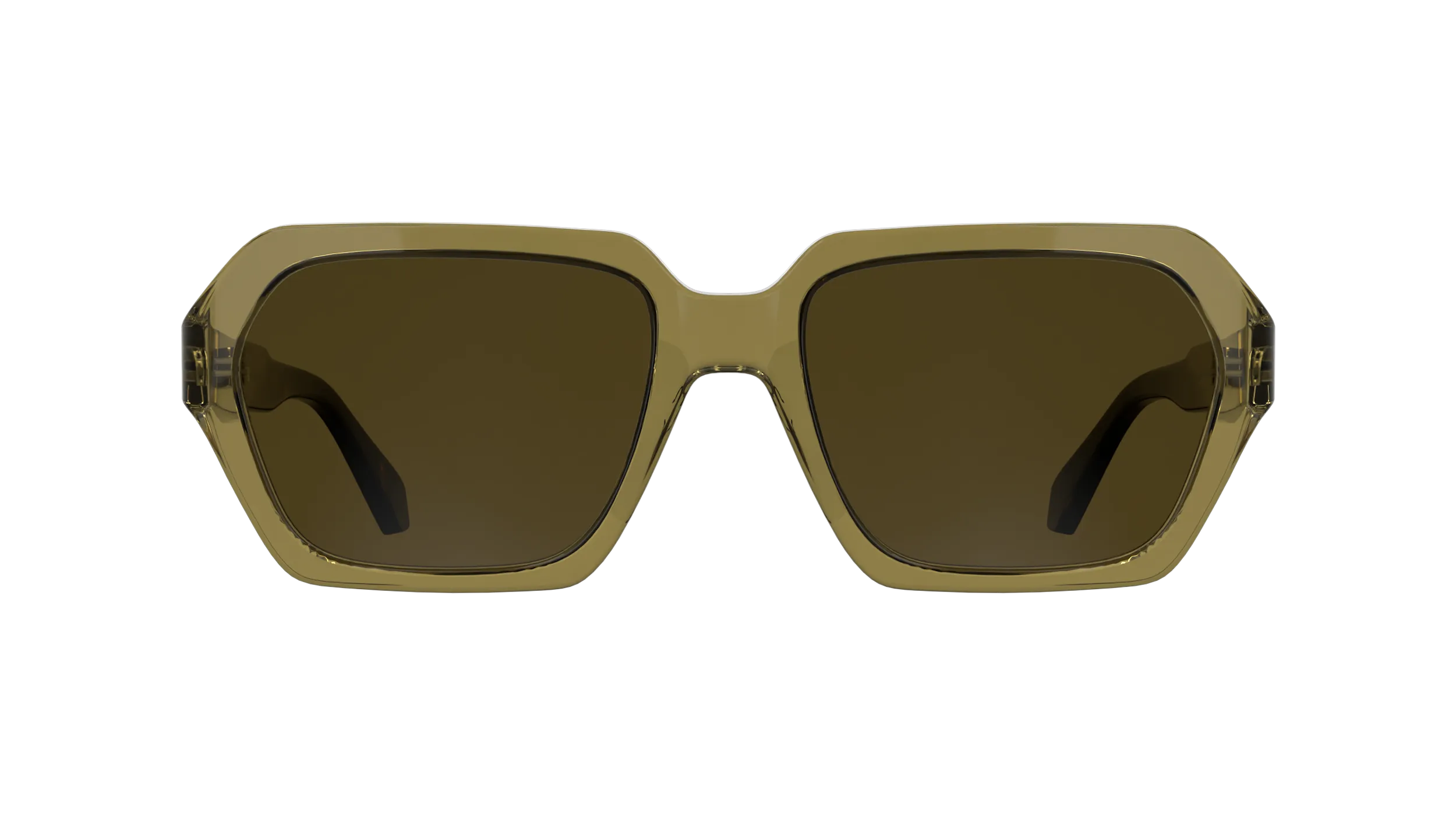Calvin Klein CKJ26605S 213 Occhiali da sole Acetato Giallo Marrone Squadrata Normale - immagine 2